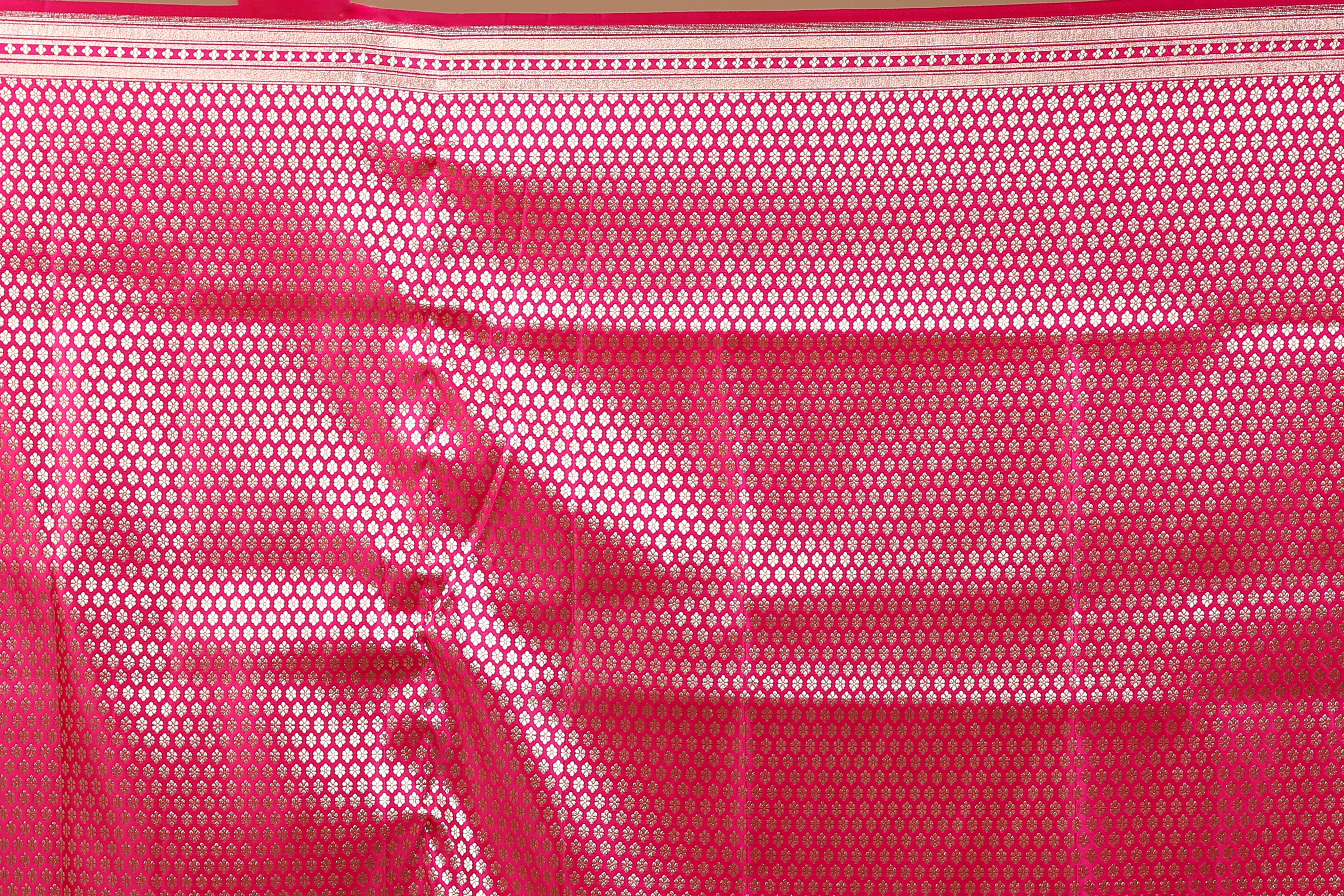 Pink Blended Banarasi Saree