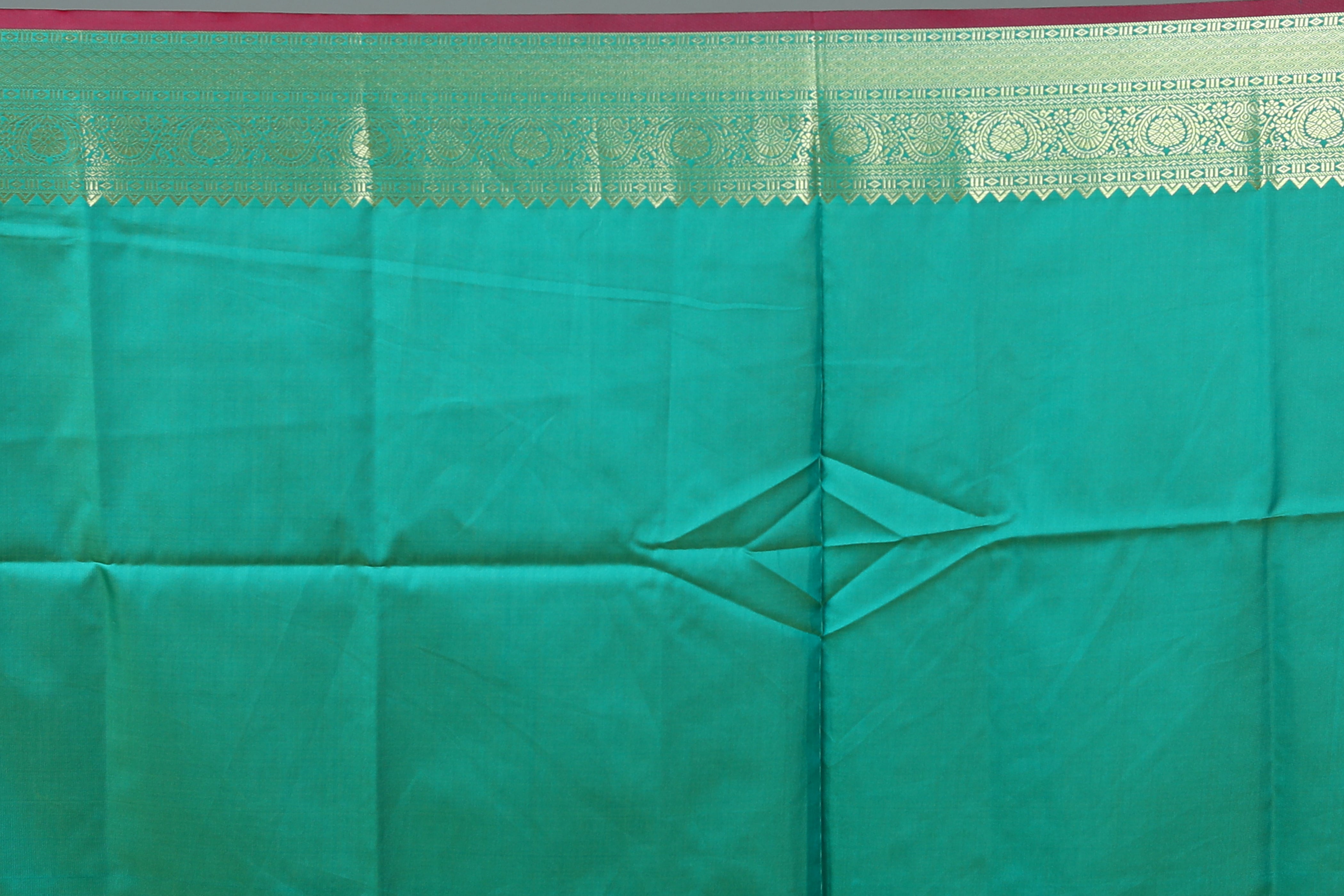 Pear Green Blended Silk Saree