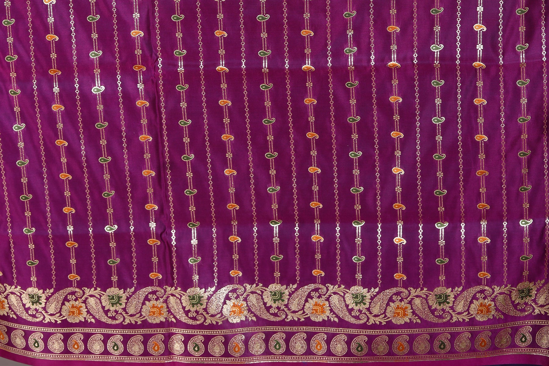 Purple Pure Banarasi Silk Saree - Keya Seth Exclusive