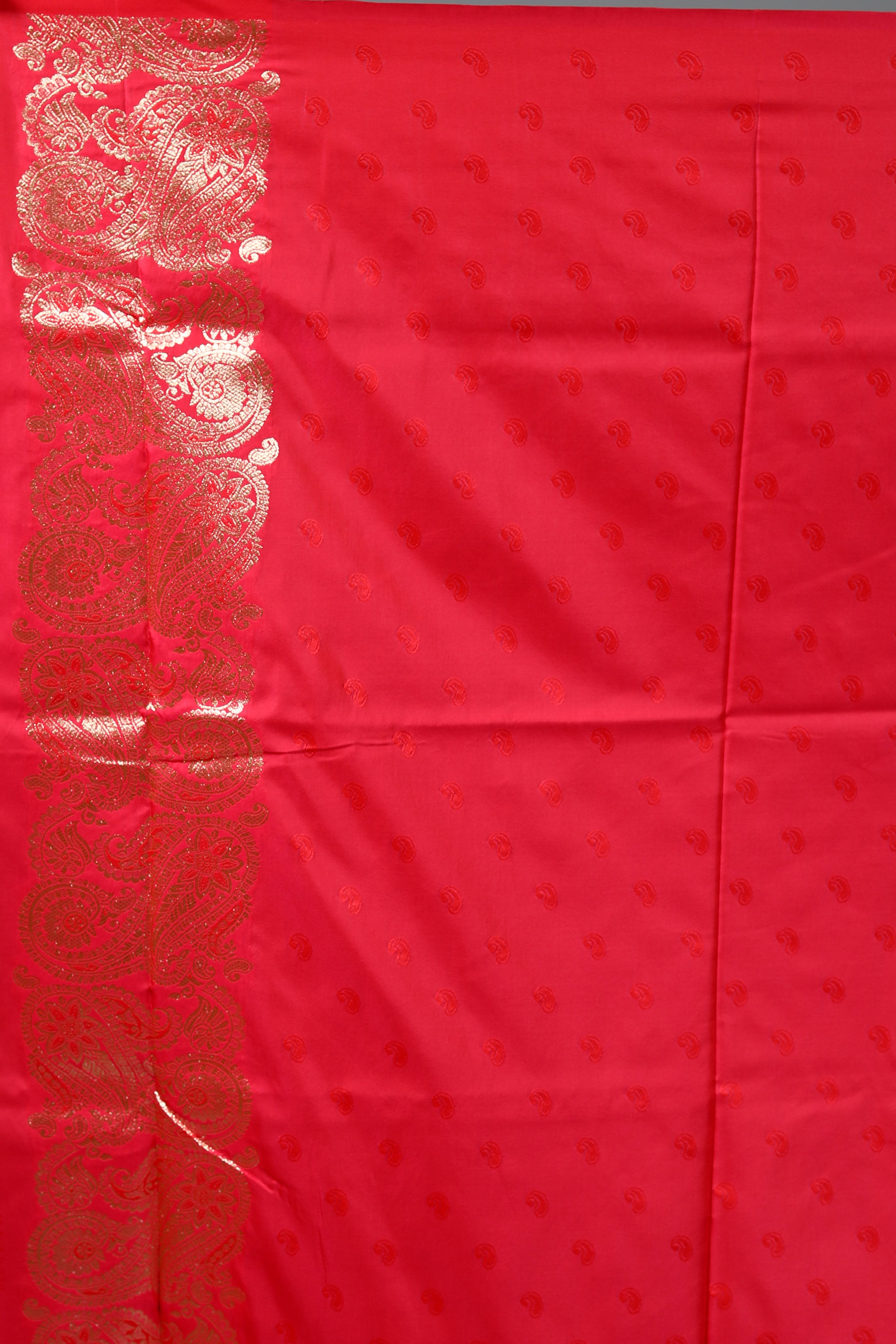 Pink Blended Satin Silk Saree