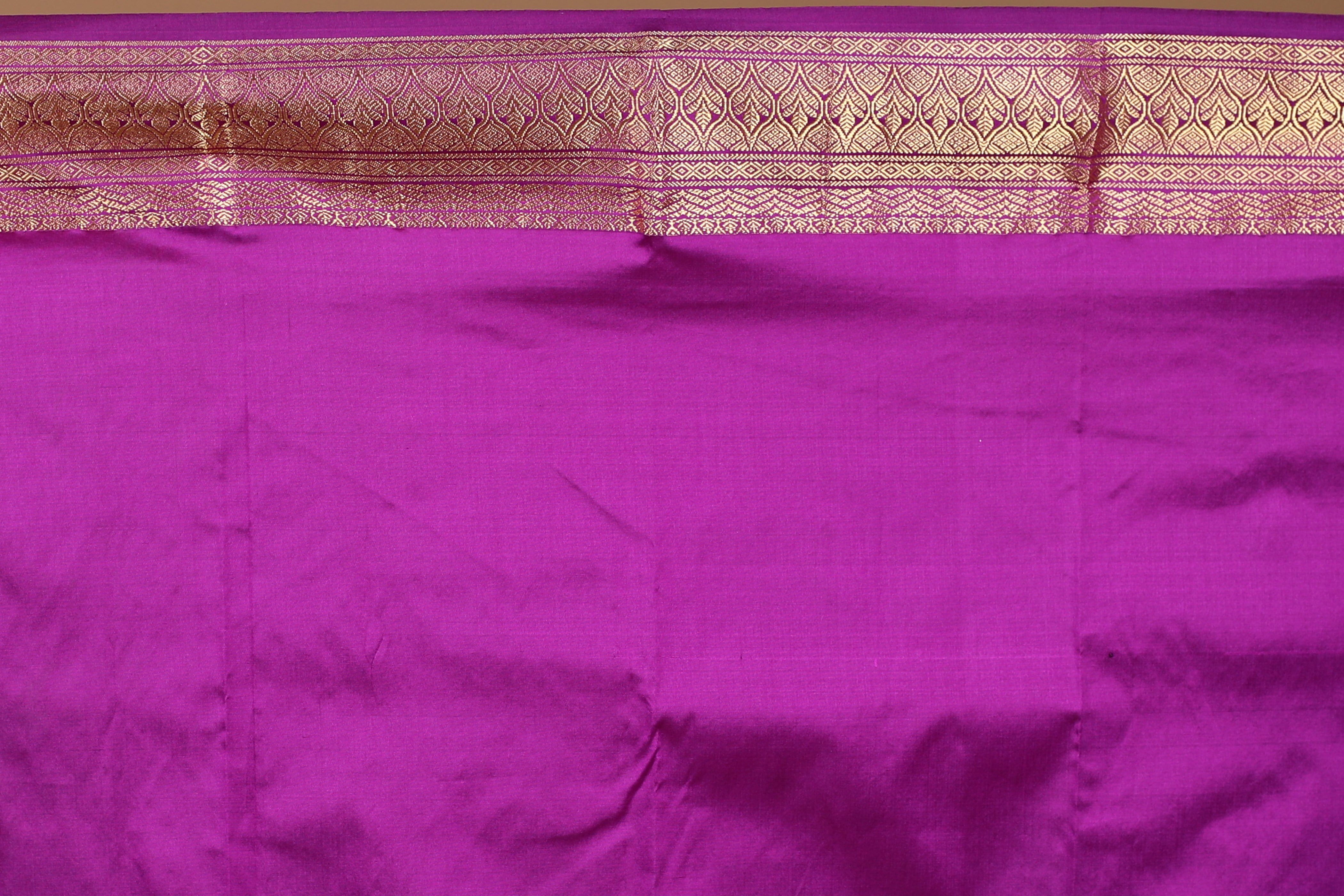 Violet Pure Kanjivaram Silk Saree