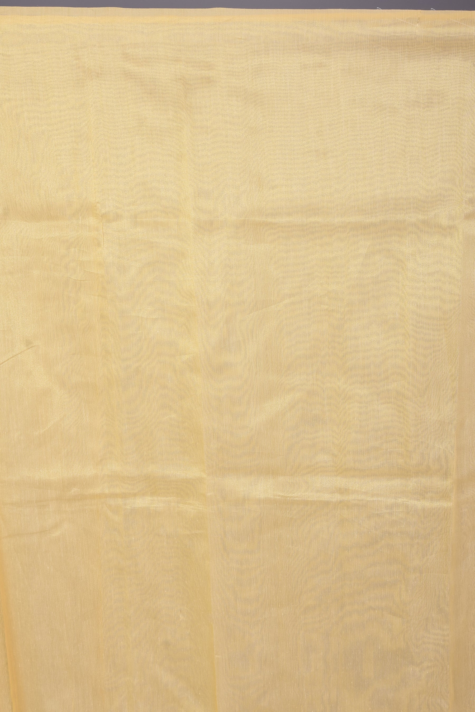 Light Yellow Blended Organza Saree with ThreadWorks - Keya Seth Exclusive