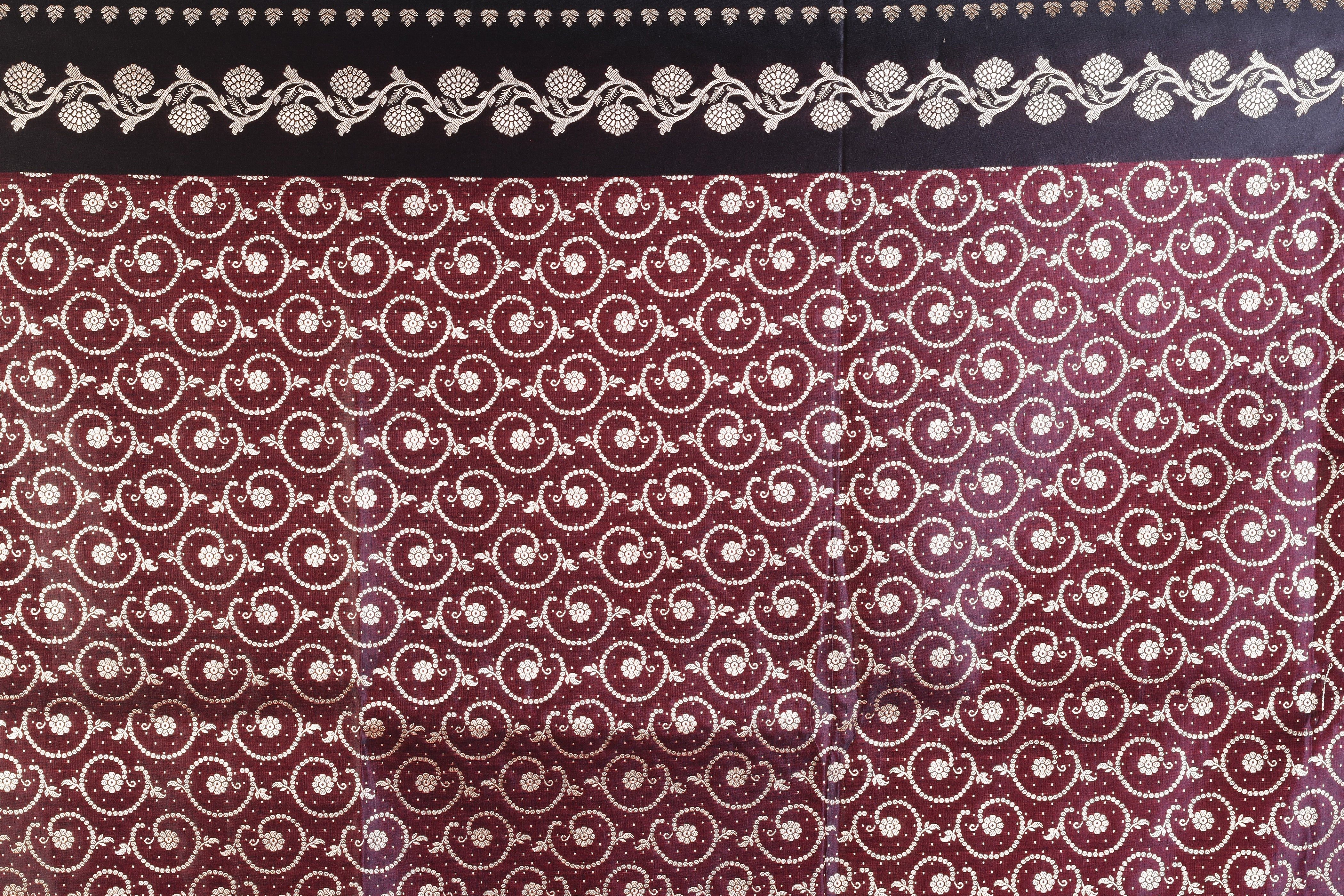 Dual Tone Brown Mushroo Silk Saree - Keya Seth Exclusive