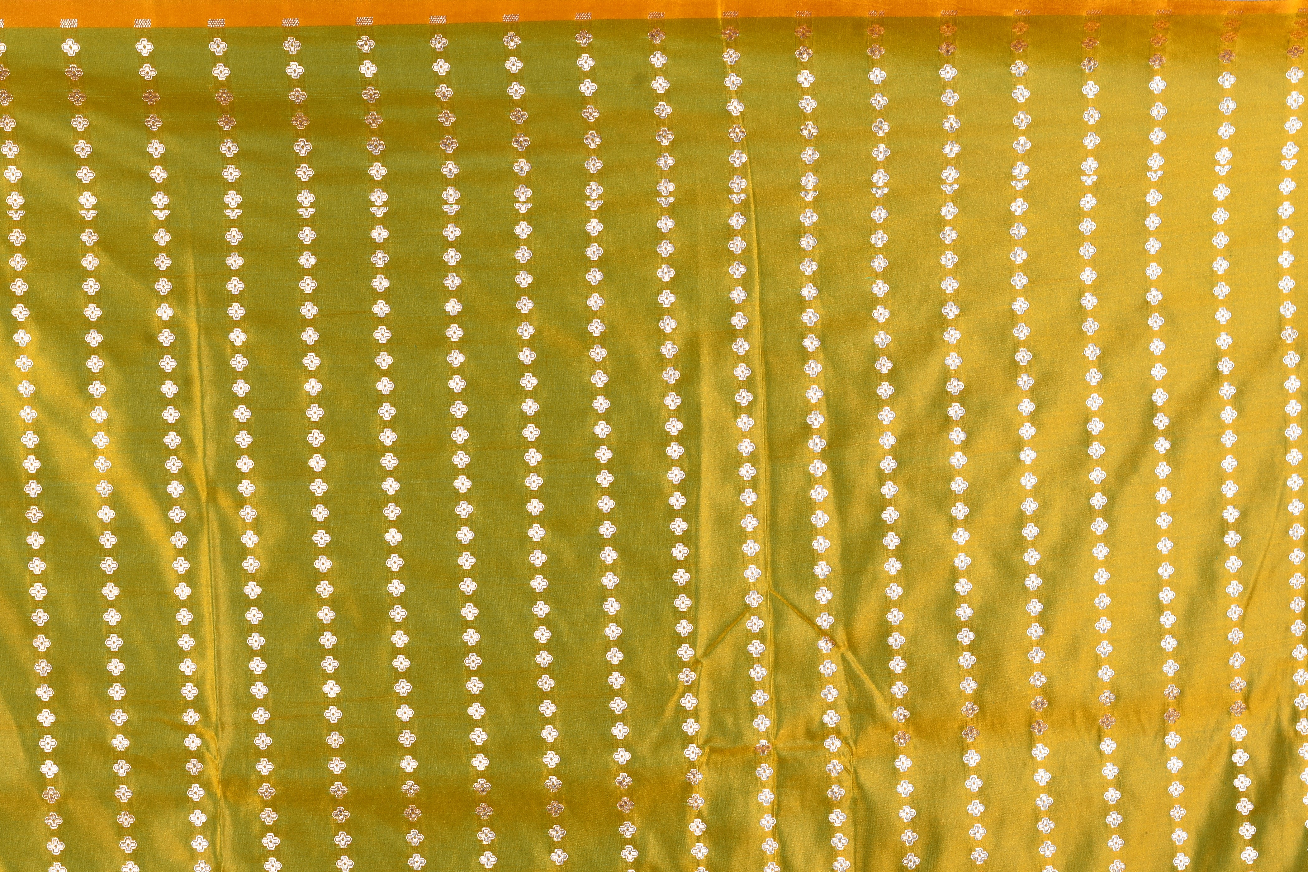 Soft Olive Green Mushroo Silk Saree - Keya Seth Exclusive