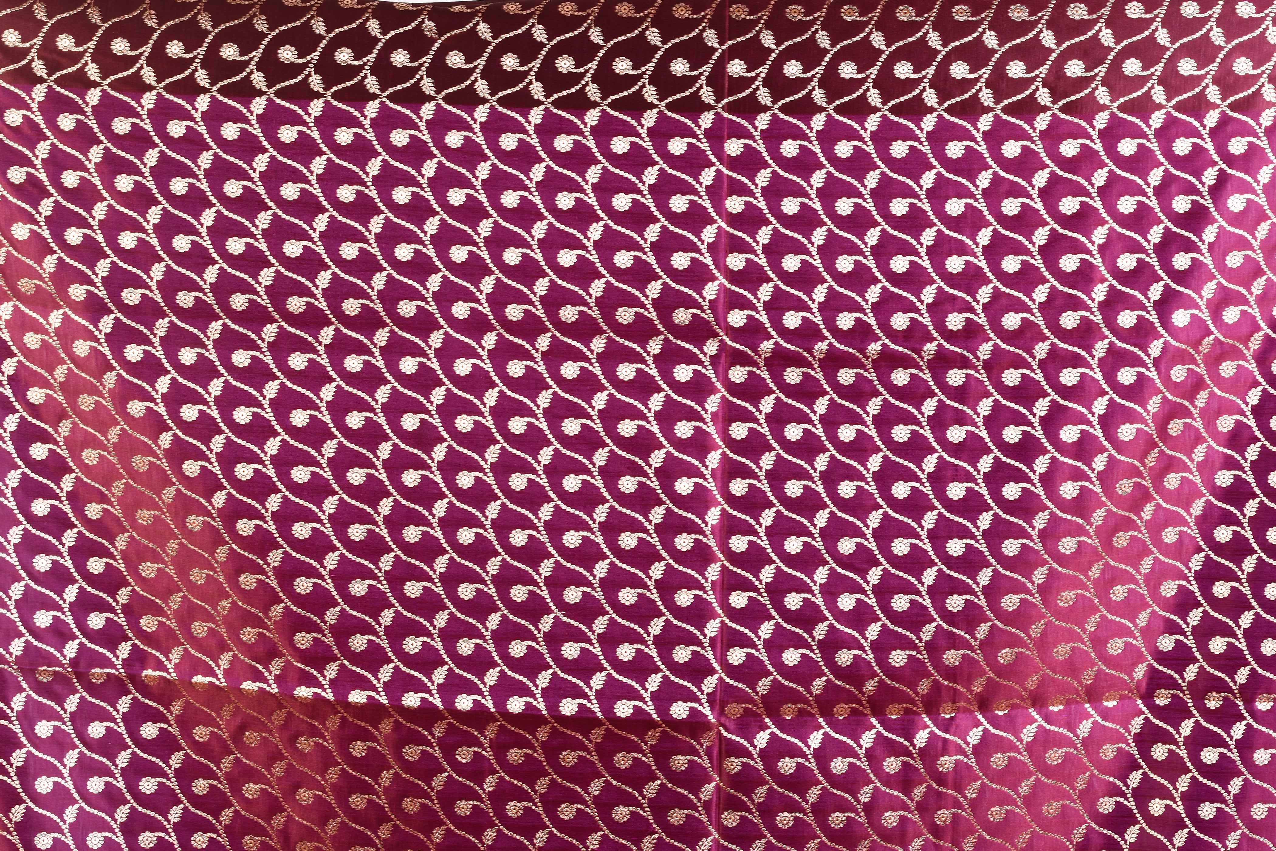 Wine Mushroo Silk Saree - Keya Seth Exclusive