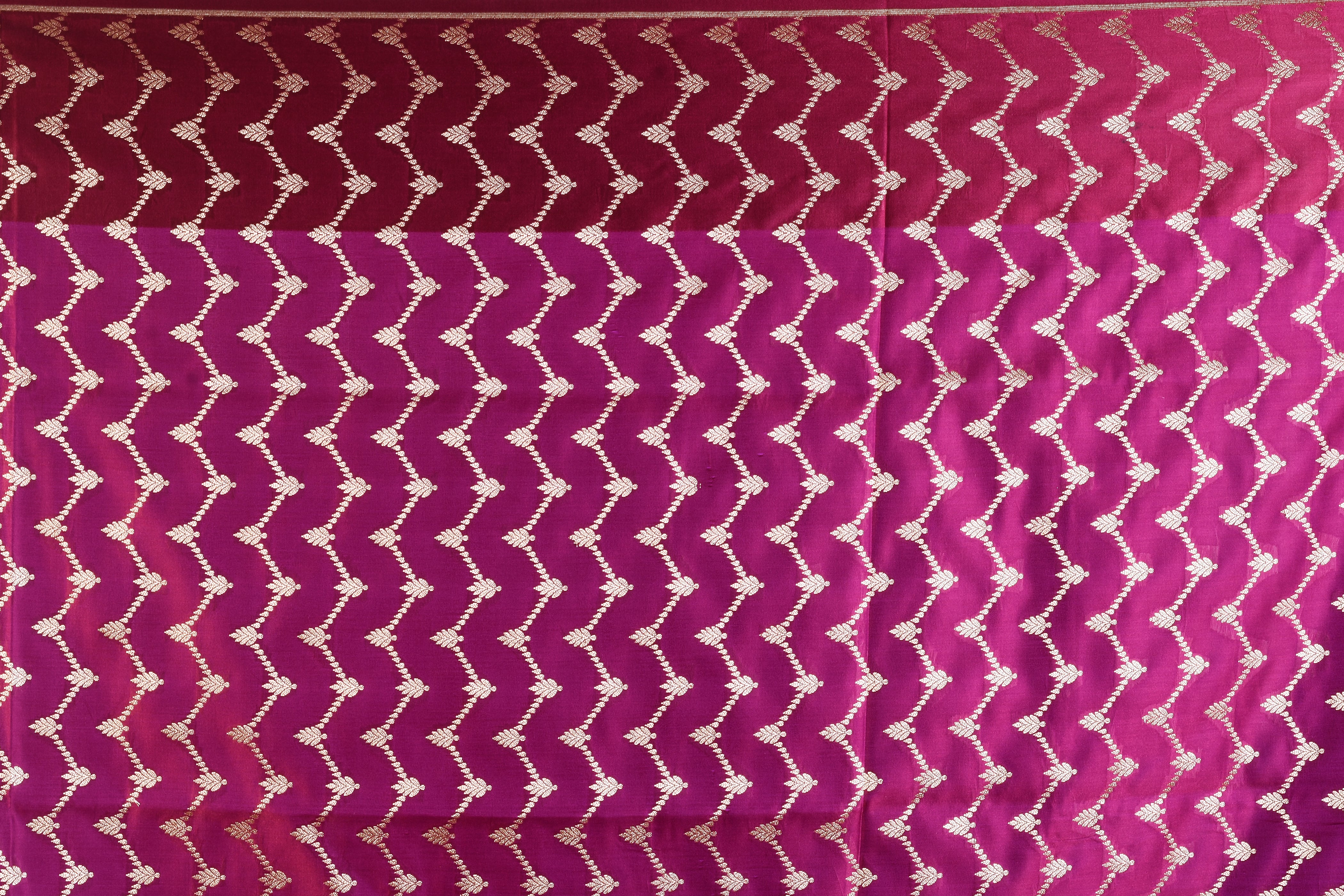 Purple Mushroo Silk Saree - Keya Seth Exclusive