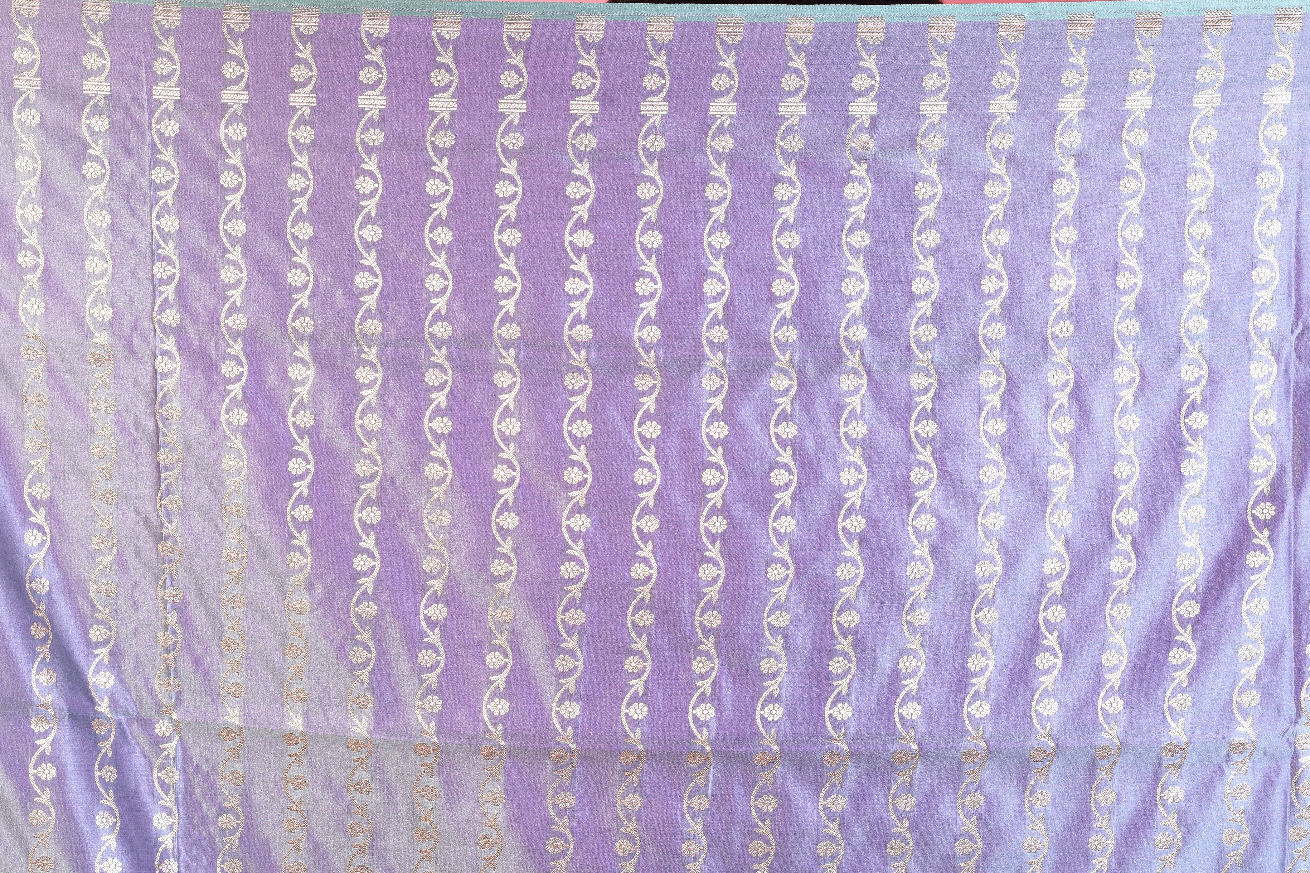 Wine Mushroo Silk Saree - Keya Seth Exclusive
