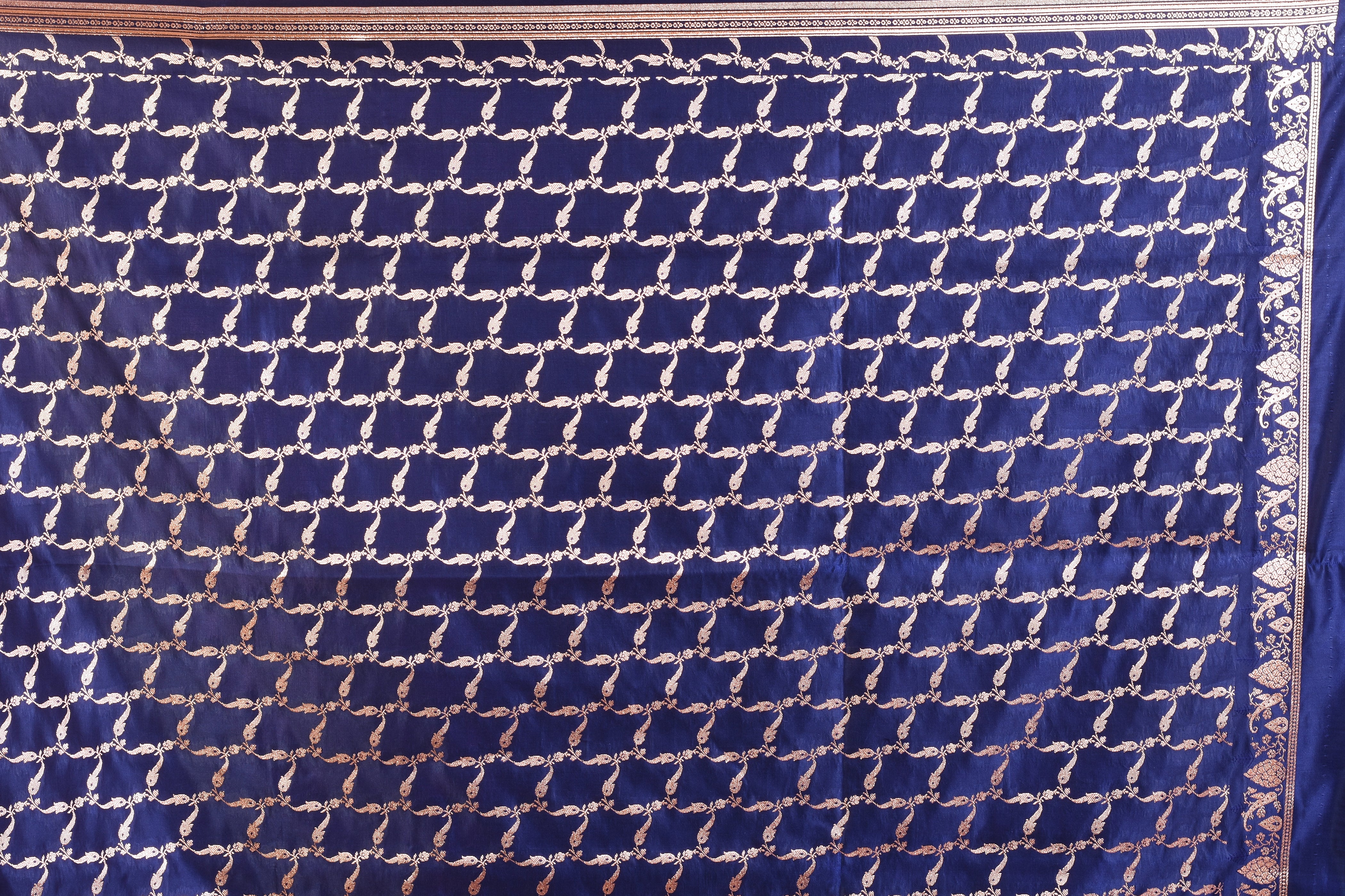 Red Mushroo Silk Saree - Keya Seth Exclusive