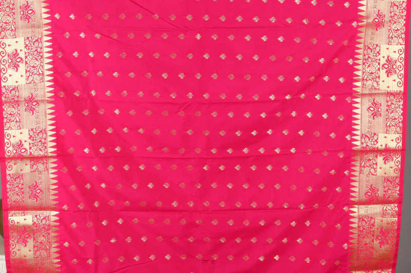 Bottle Green Blended Kanjivaram Silk Saree - Keya Seth Exclusive