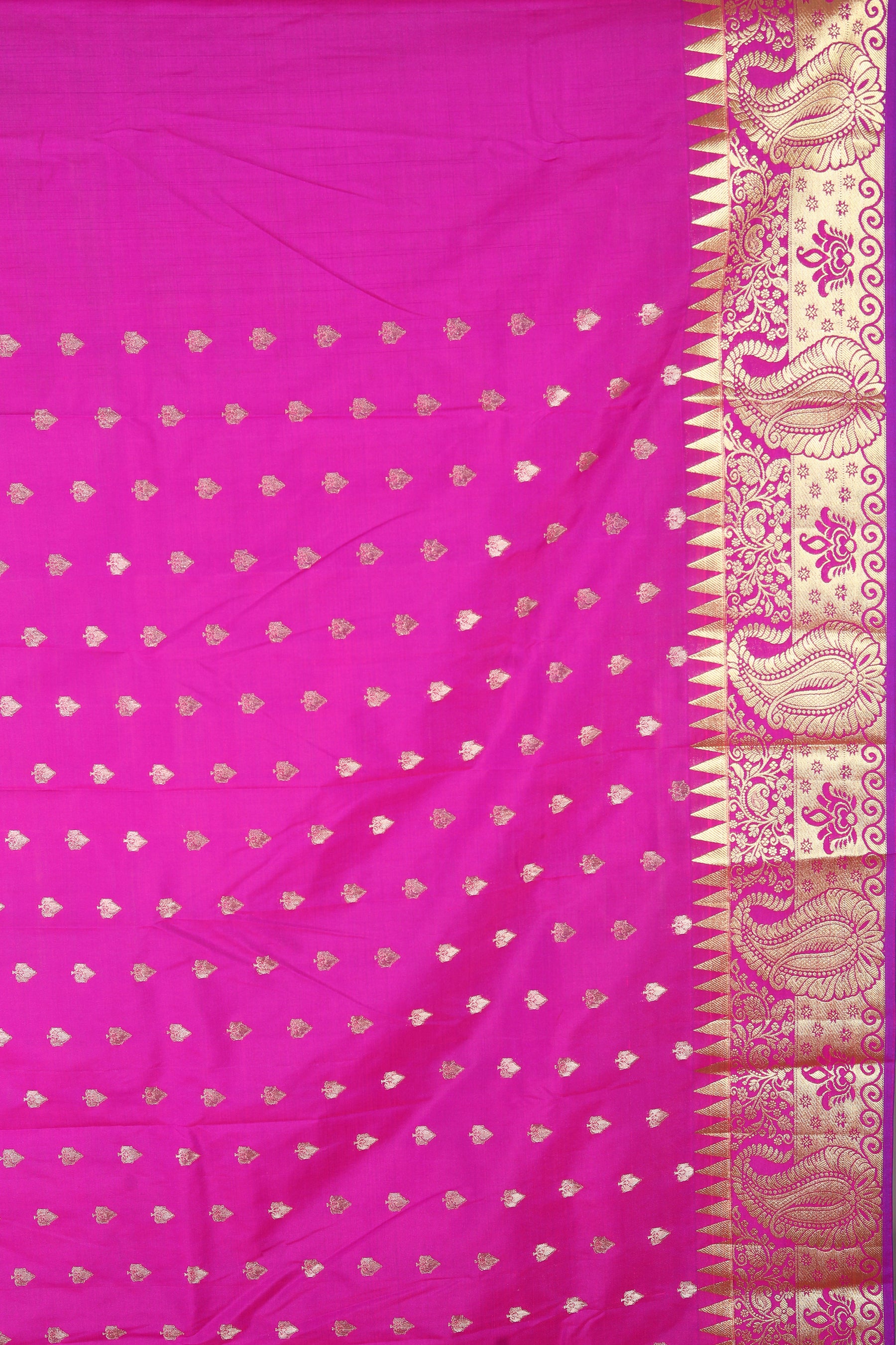 Beige Blended Kanjivaram Silk Saree - Keya Seth Exclusive
