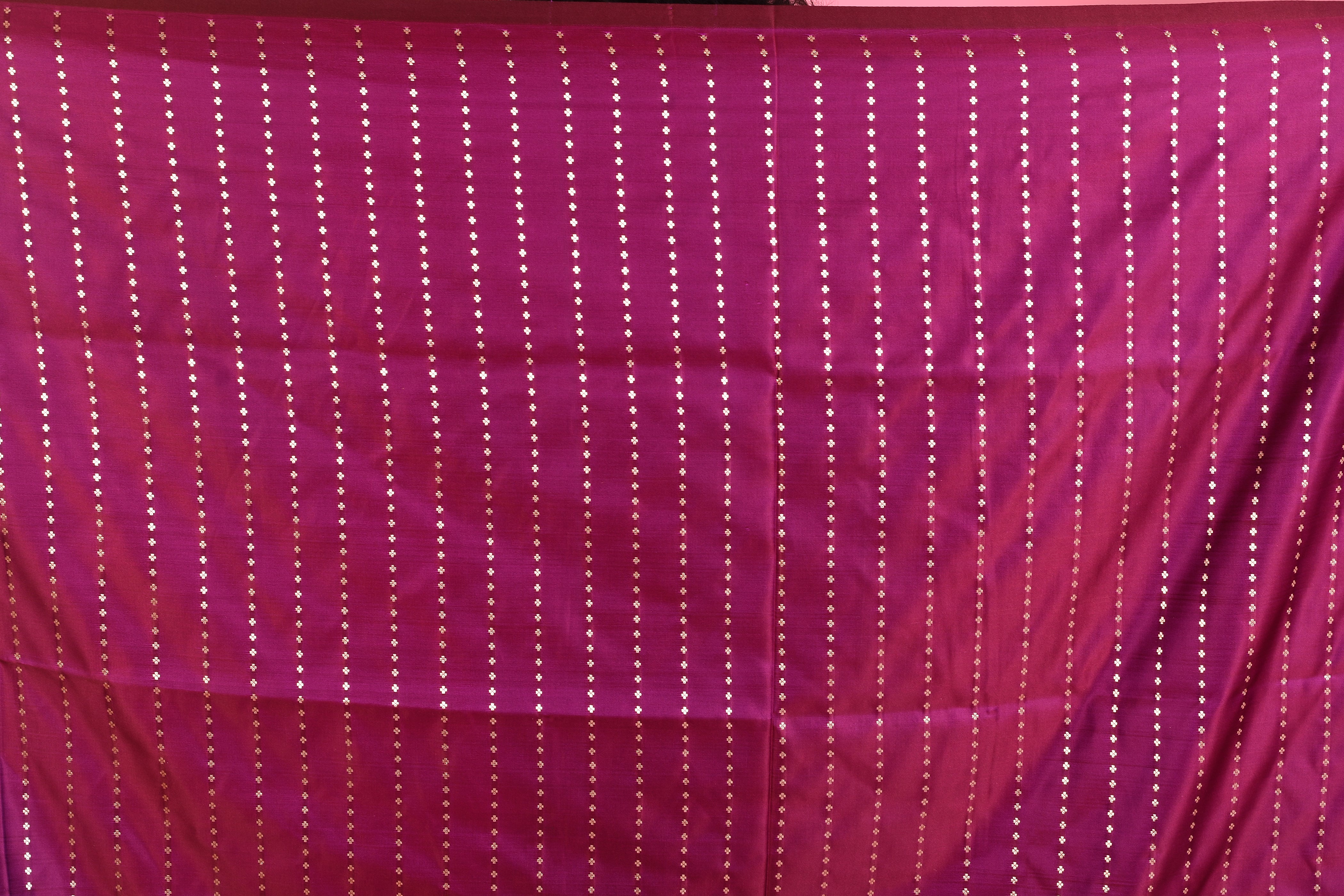 Wine Mushroo Silk Saree - Keya Seth Exclusive