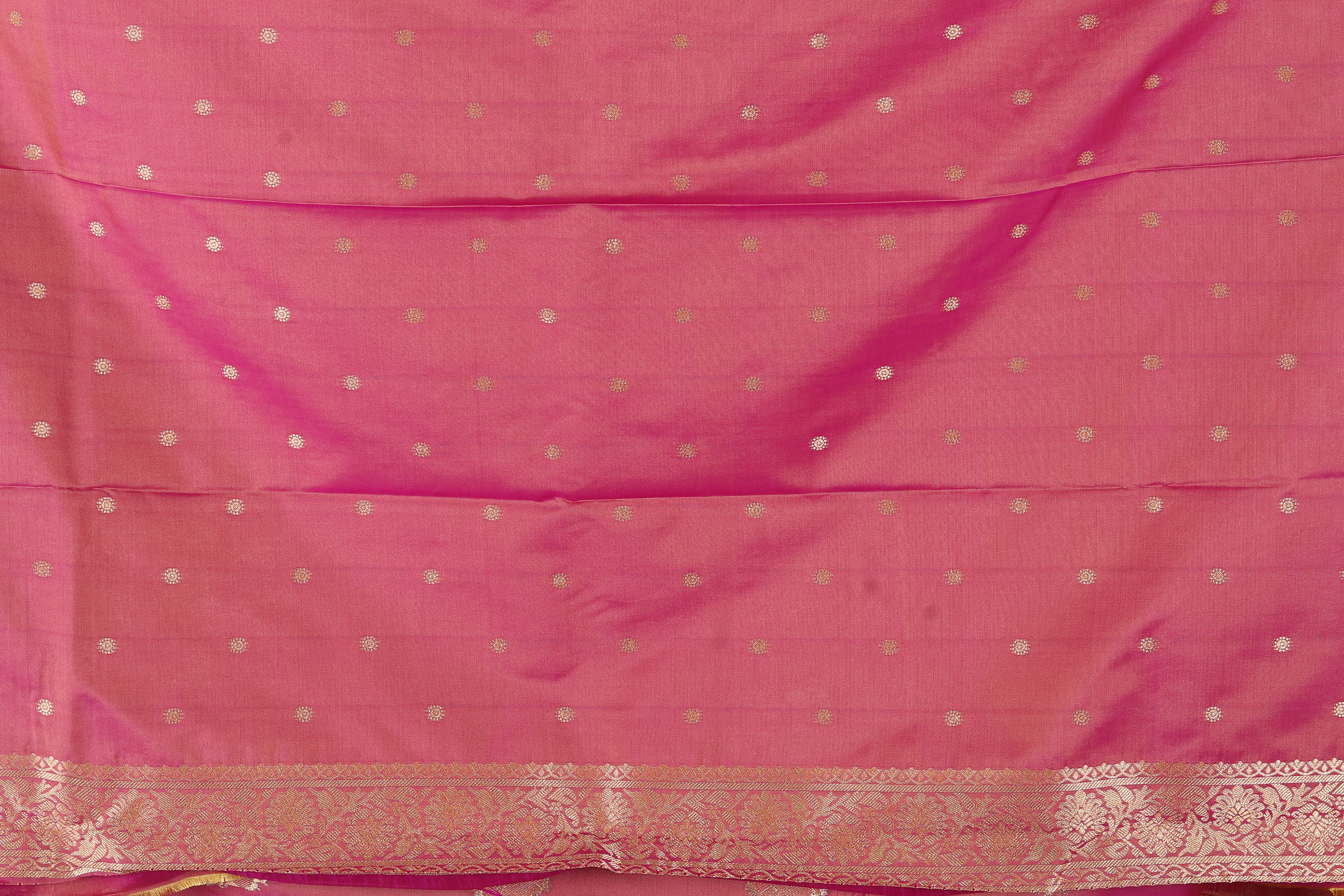 Dual Tone Magenta Mashru Silk Saree - Keya Seth Exclusive