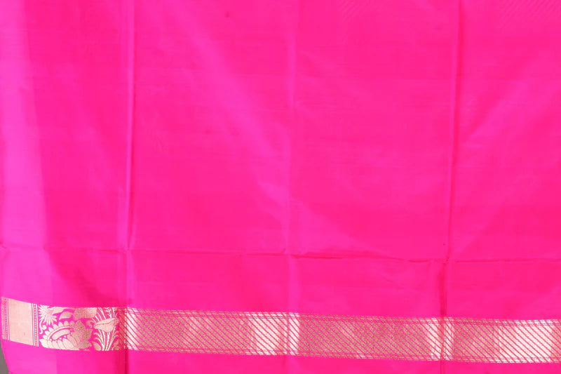 Dual Tone Orange Pure Katan Silk Saree - Keya Seth Exclusive