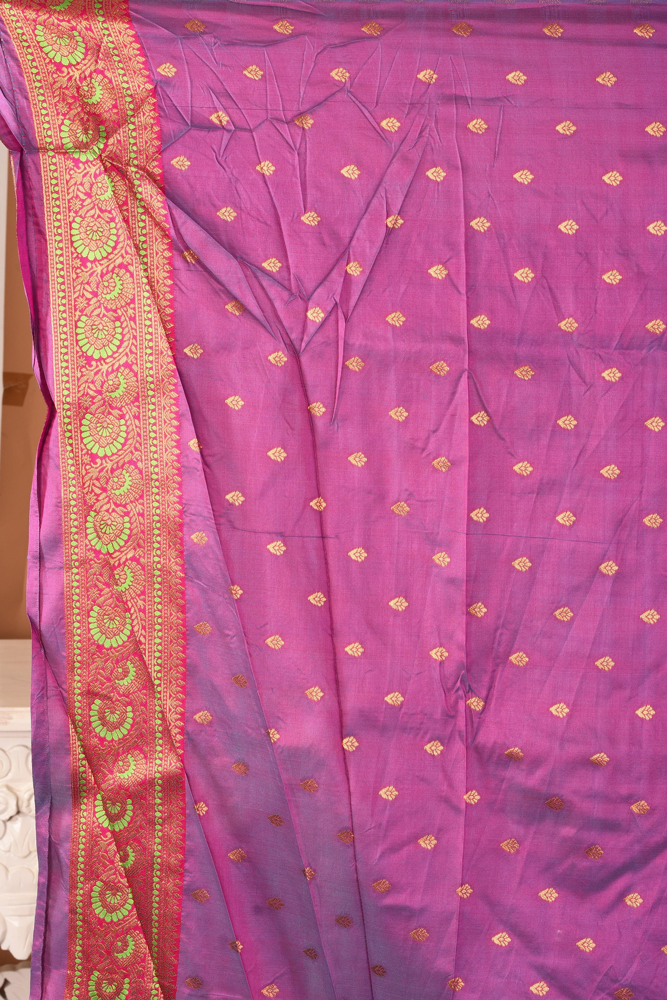 Green Blended Kanjivaram Silk Saree - Keya Seth Exclusive