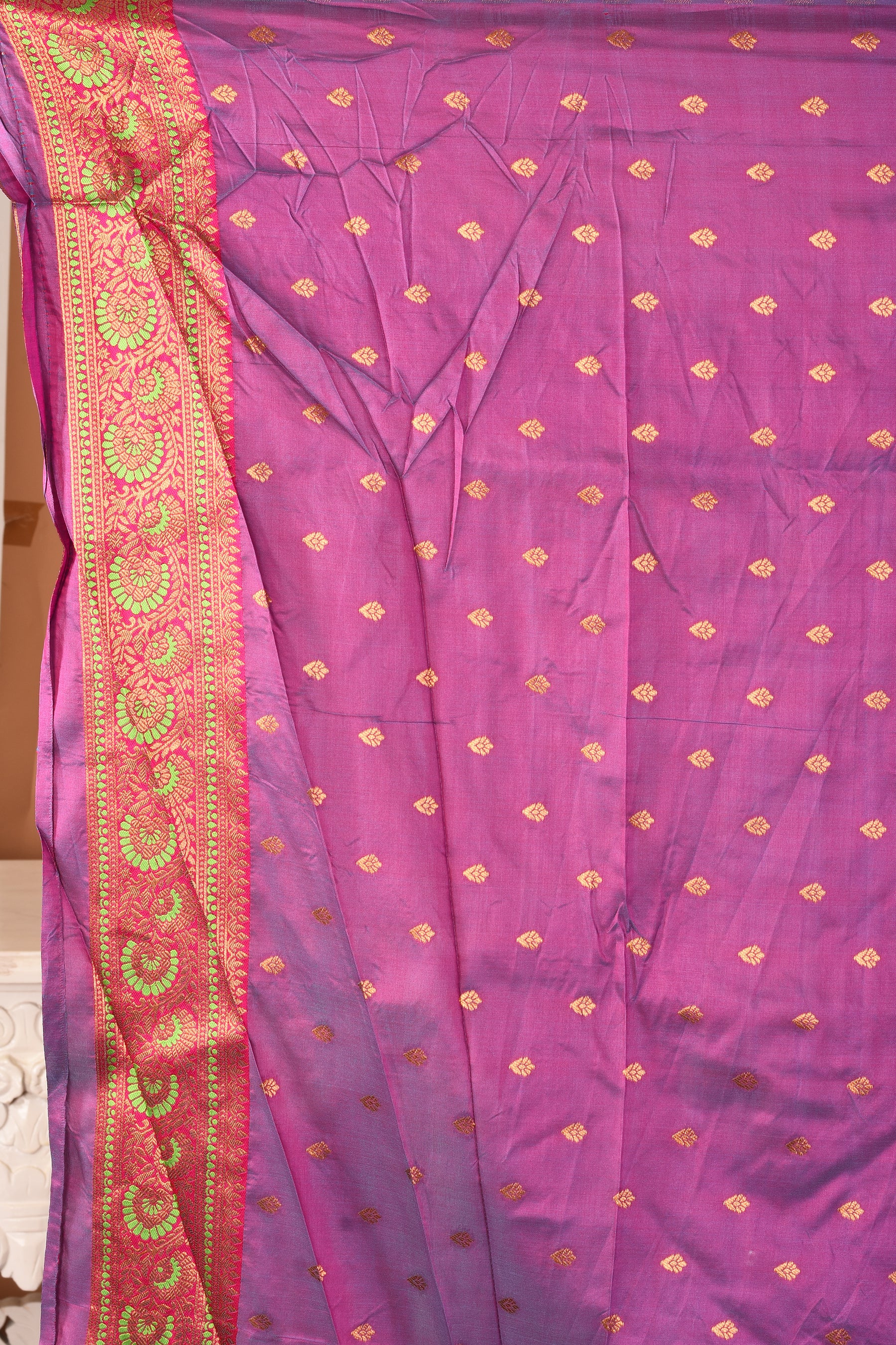 Green Blended Kanjivaram Silk Saree - Keya Seth Exclusive