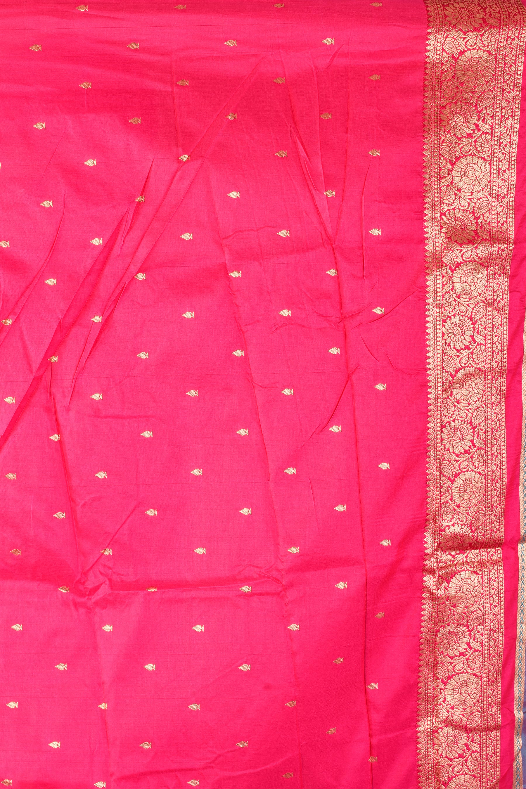 Dual Tone Purple Blended Katan Silk Saree - Keya Seth Exclusive