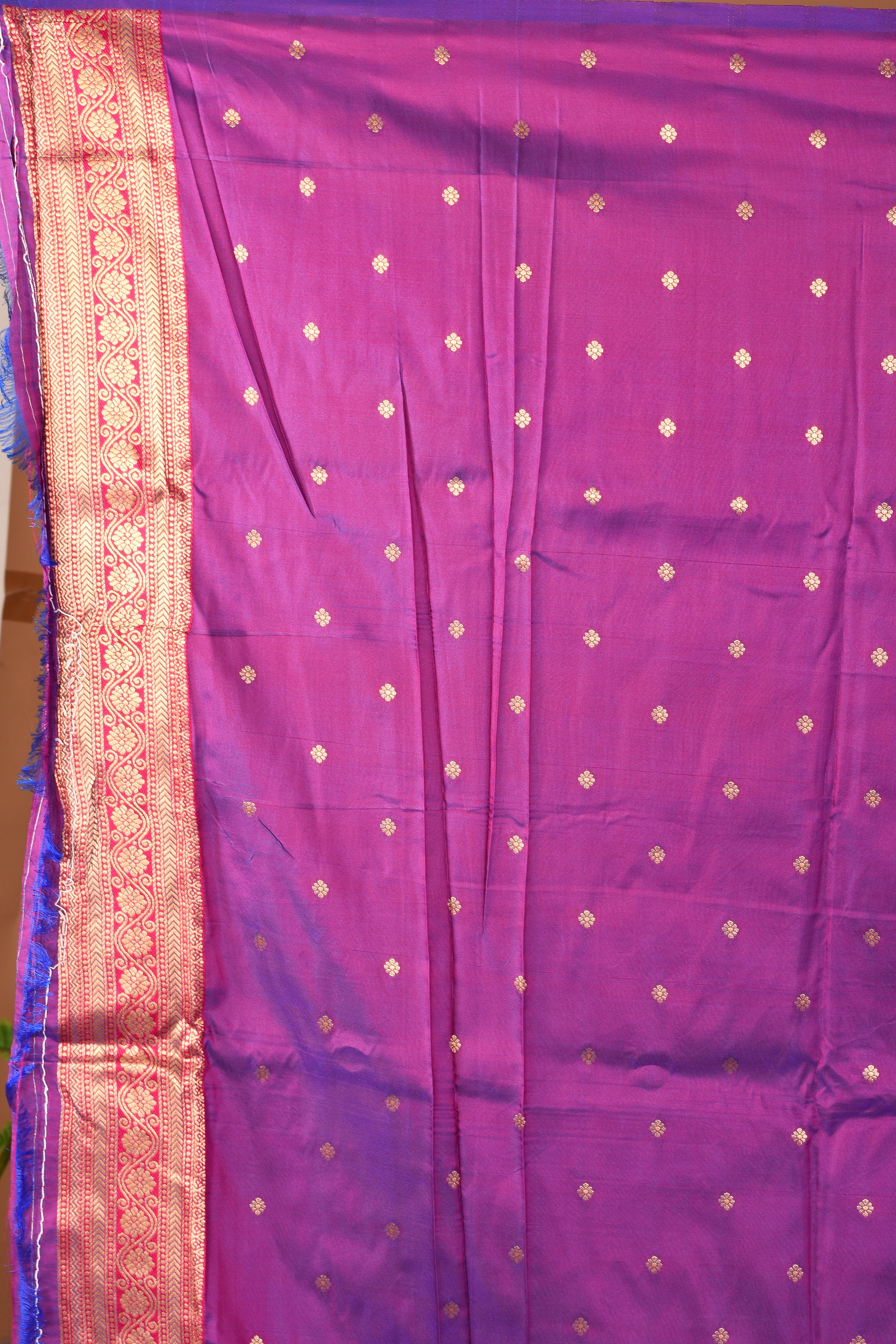 Blue Blended Kanjivaram Silk Saree - Keya Seth Exclusive
