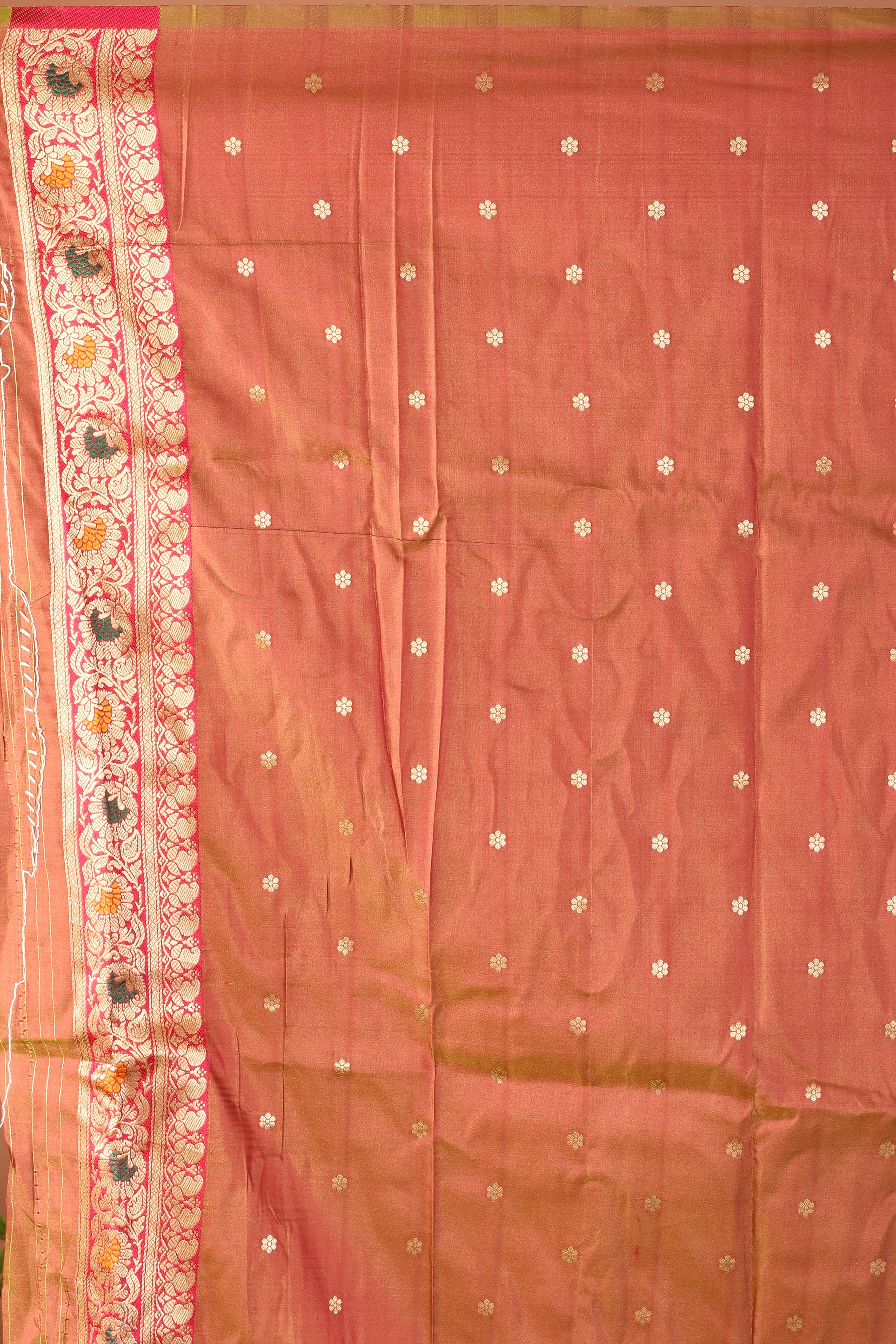 Green Blended Katan Silk Saree - Keya Seth Exclusive