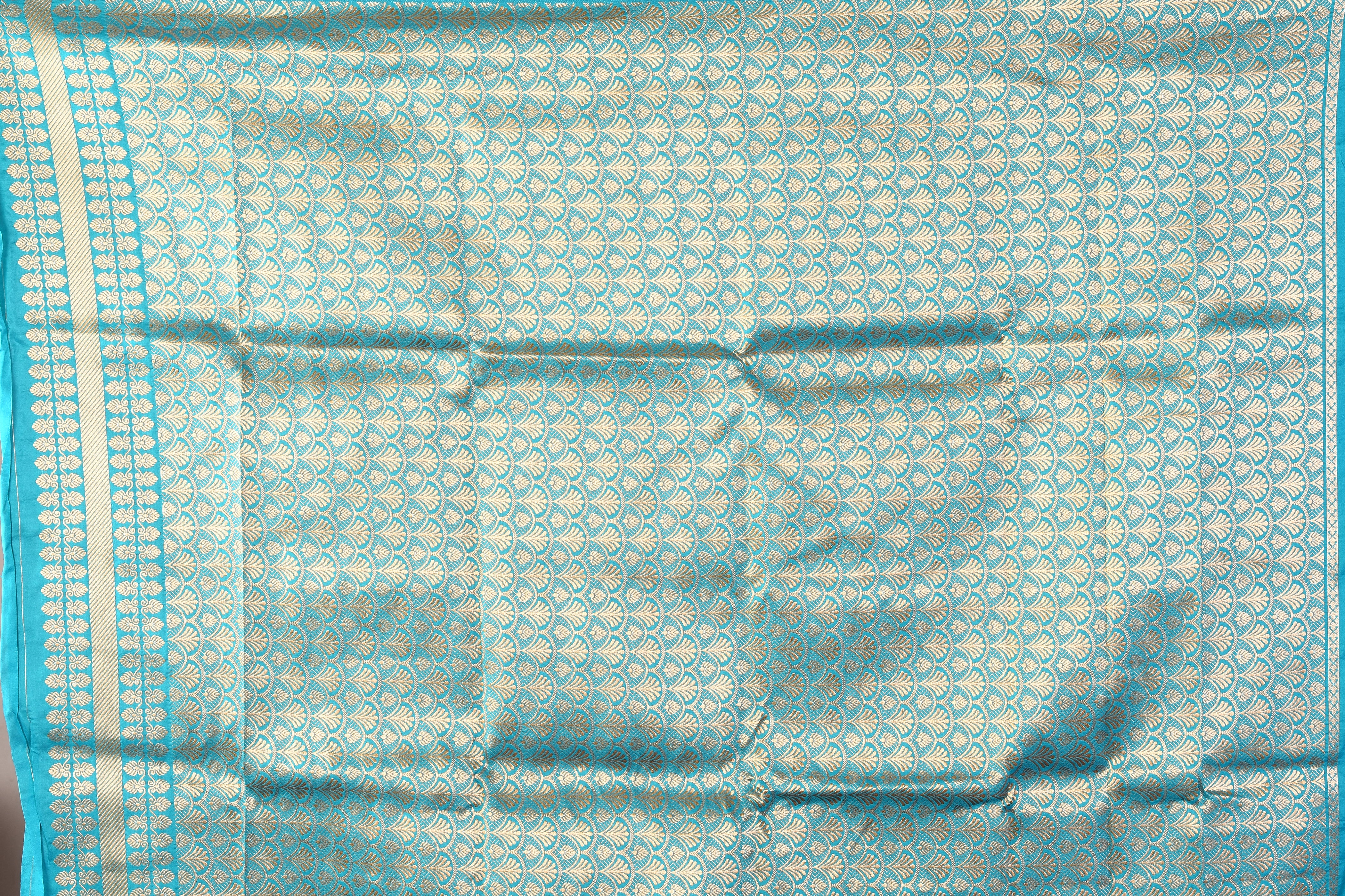 Blue Blended Bomkai Silk Saree - Keya Seth Exclusive