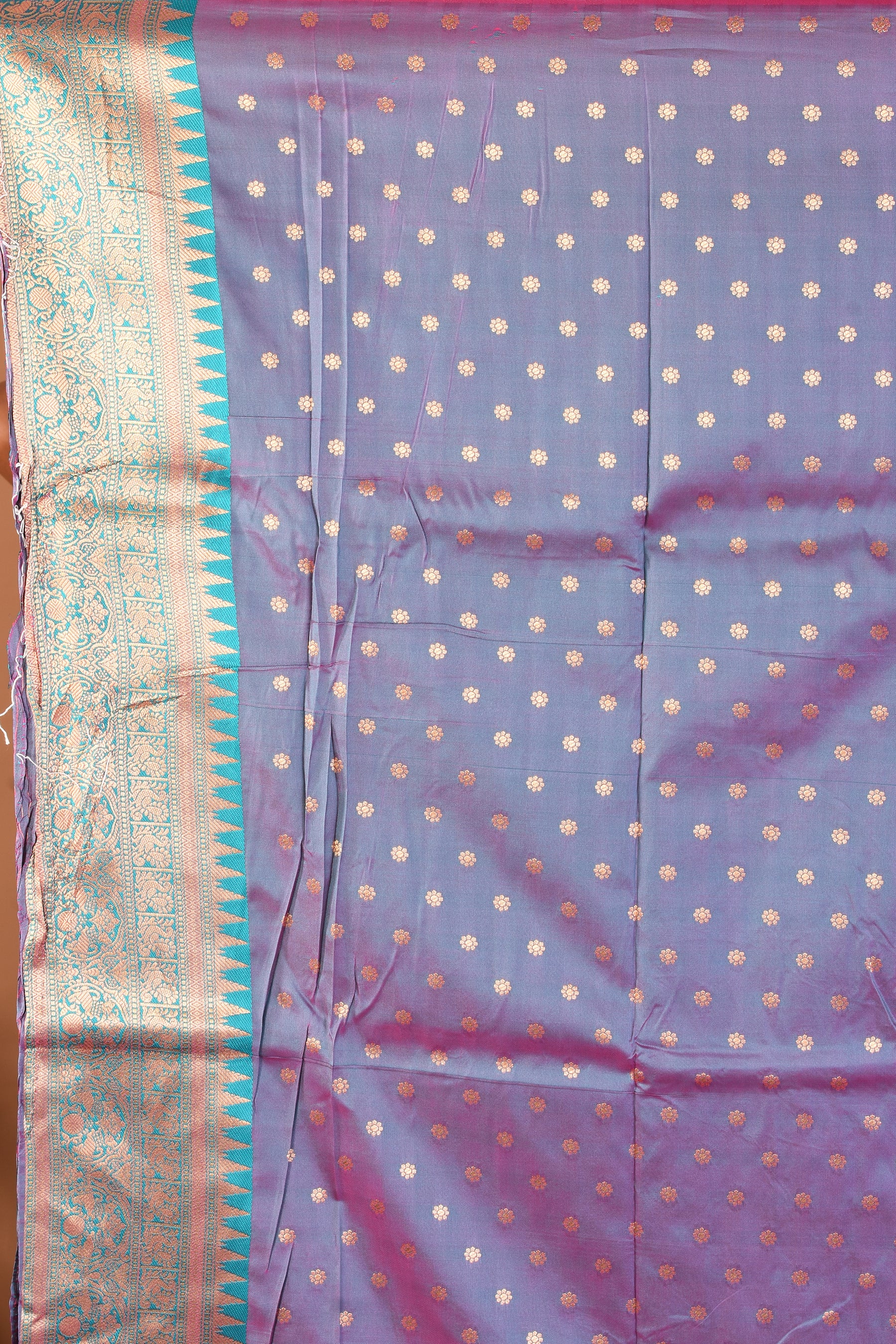 Pink Blended Katan Silk Saree - Keya Seth Exclusive
