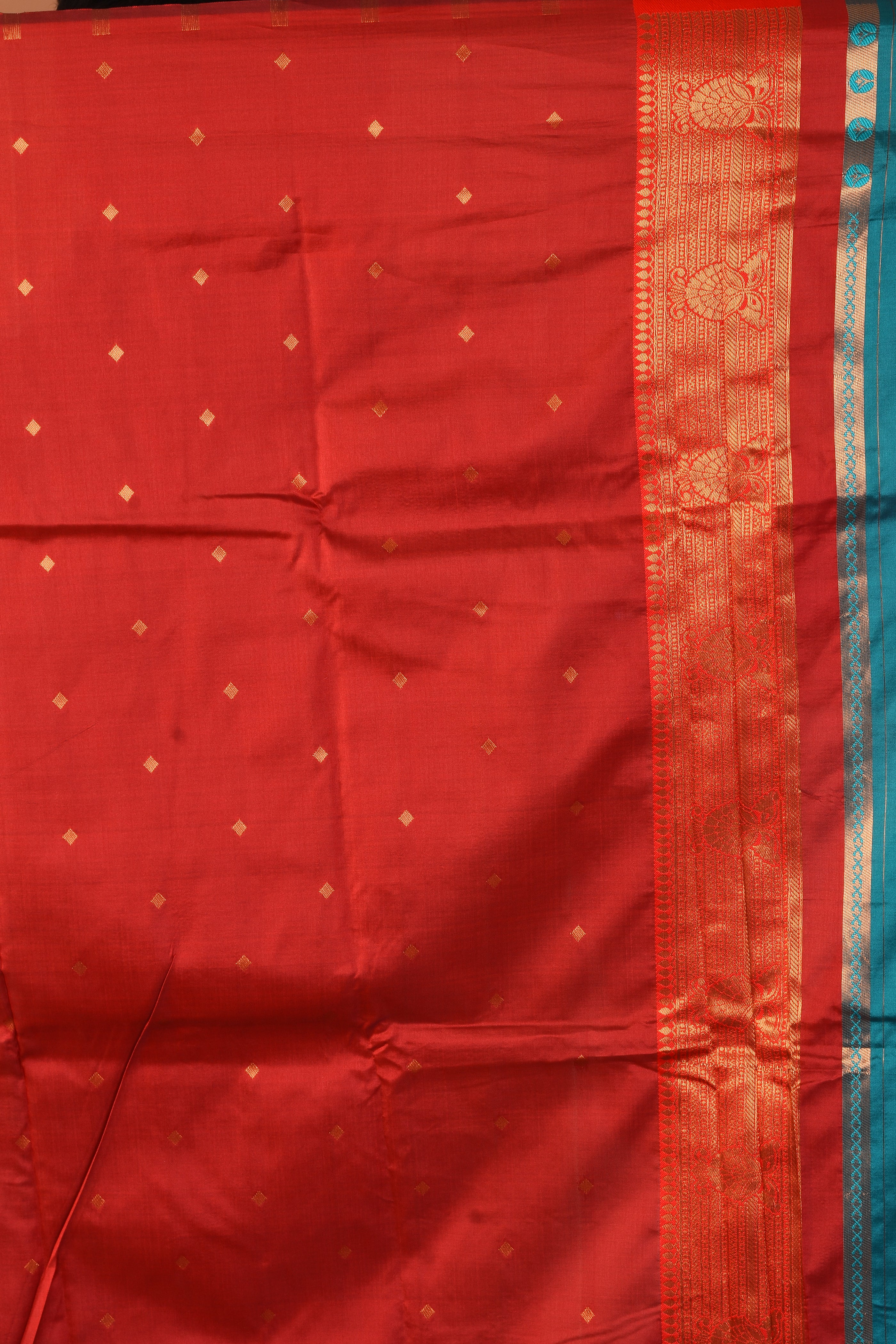 Rama Green Blended Katan Silk Saree - Keya Seth Exclusive