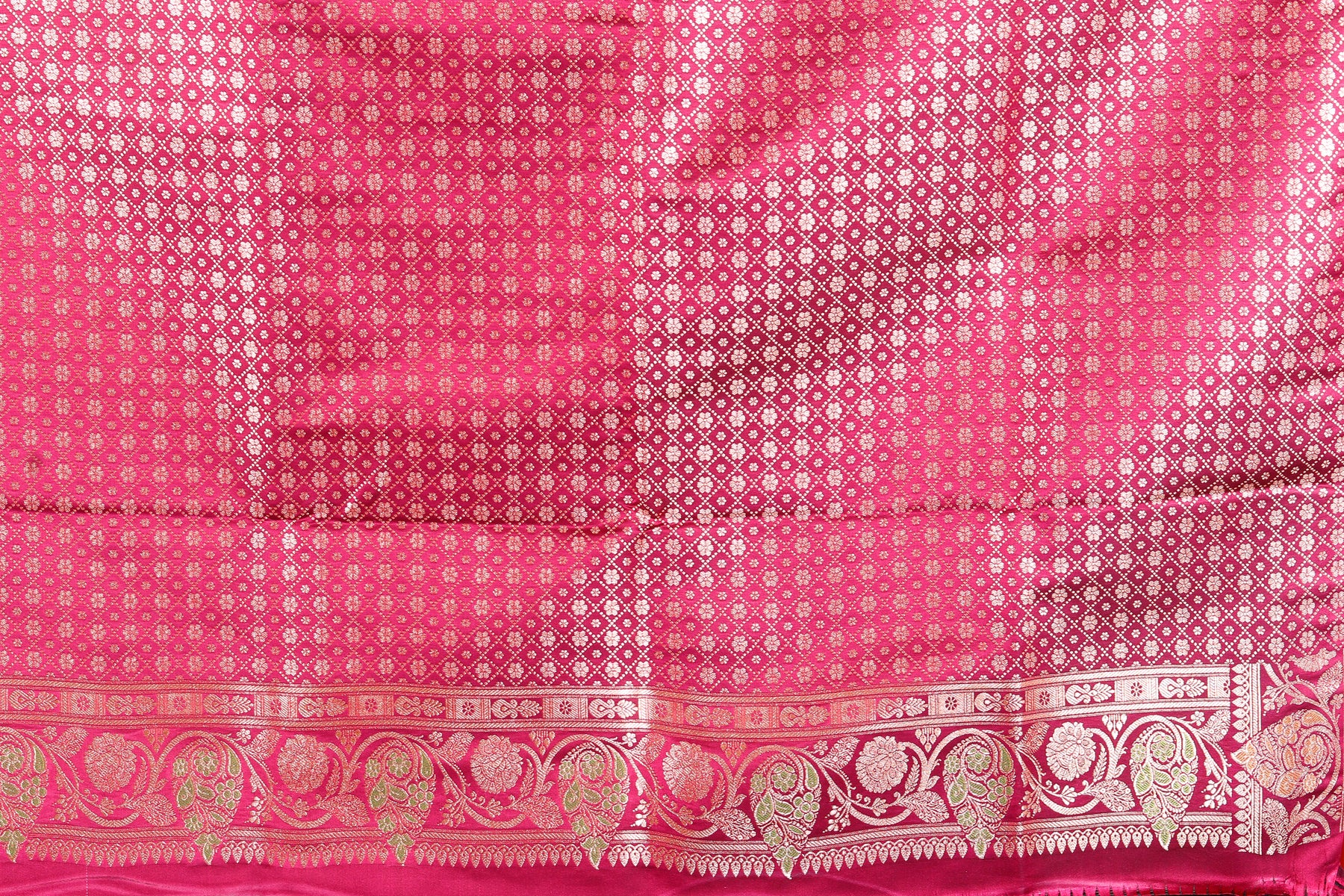 Pink Pure Banarasi Silk Saree - Keya Seth Exclusive