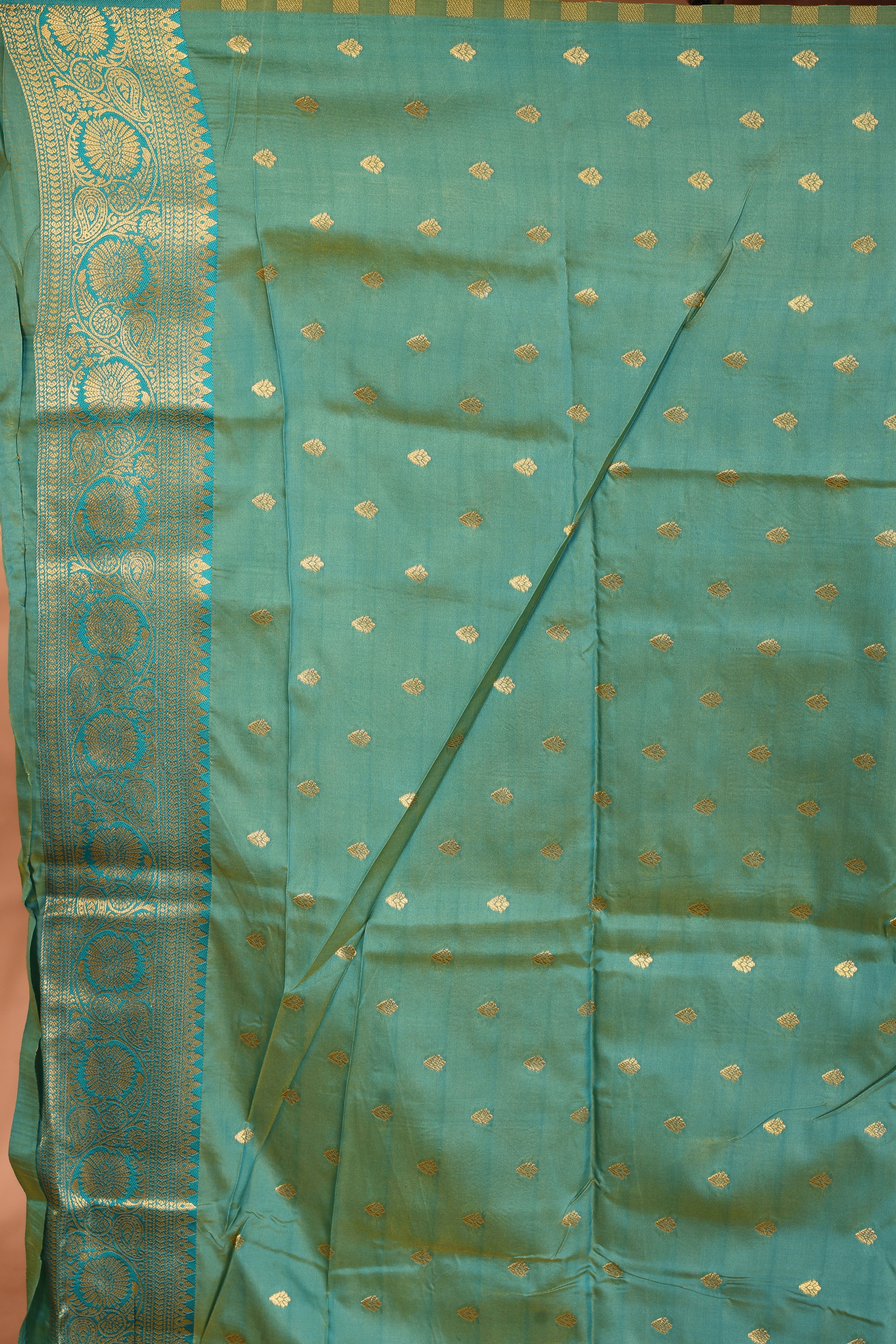 Green Blended Kanjivaram Silk Saree - Keya Seth Exclusive