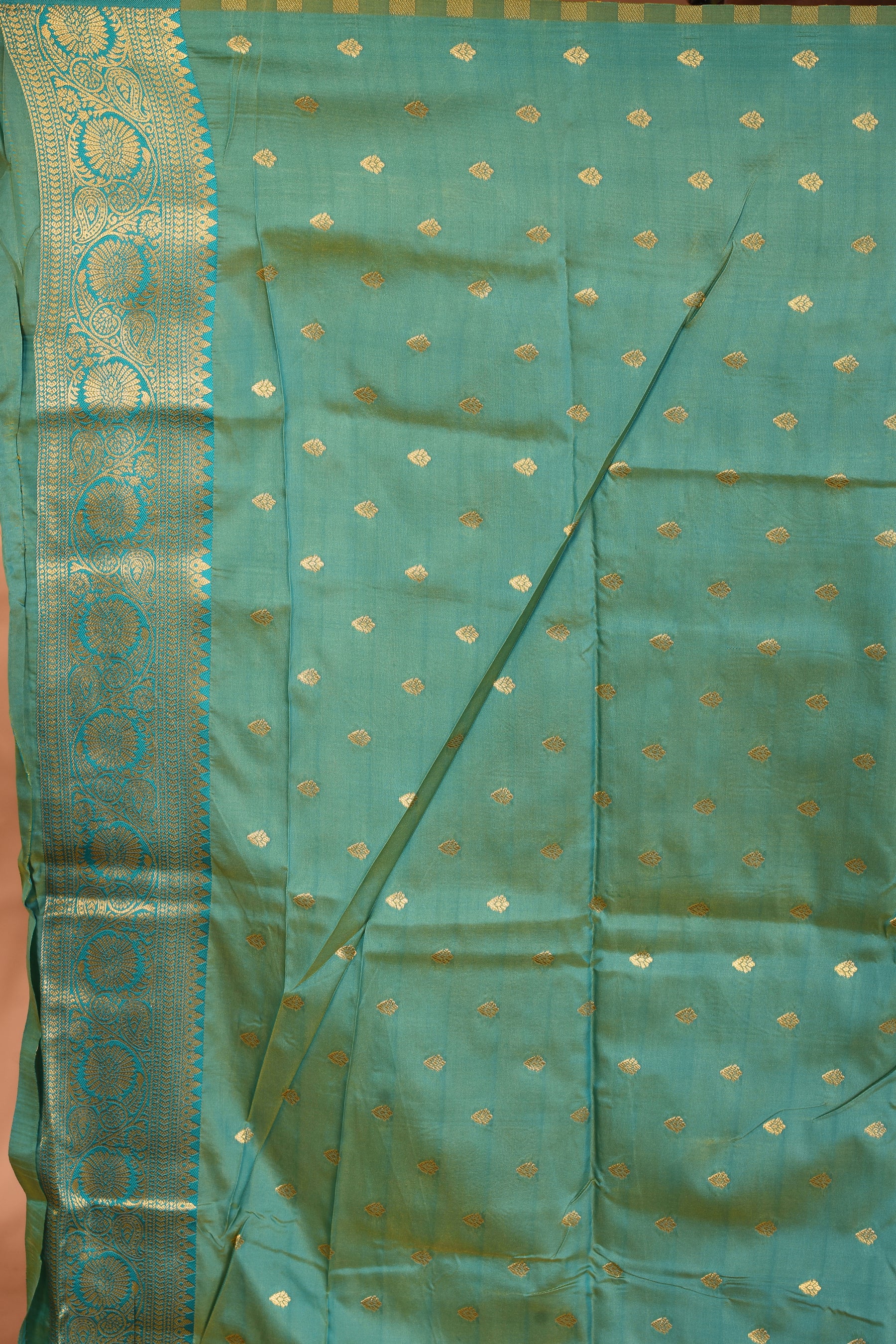 Green Blended Kanjivaram Silk Saree - Keya Seth Exclusive
