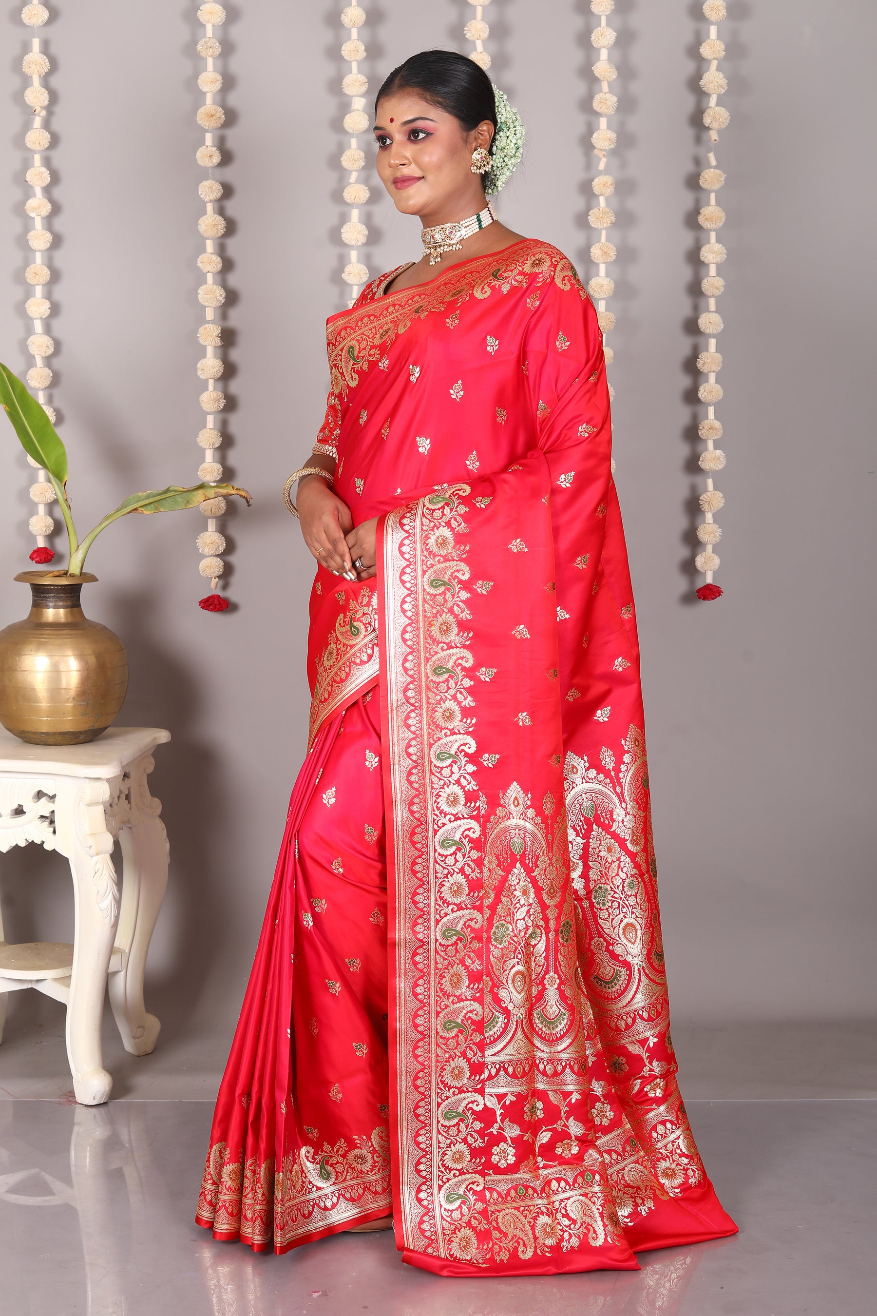 Rani Pure Banarasi Silk Saree - Keya Seth Exclusive
