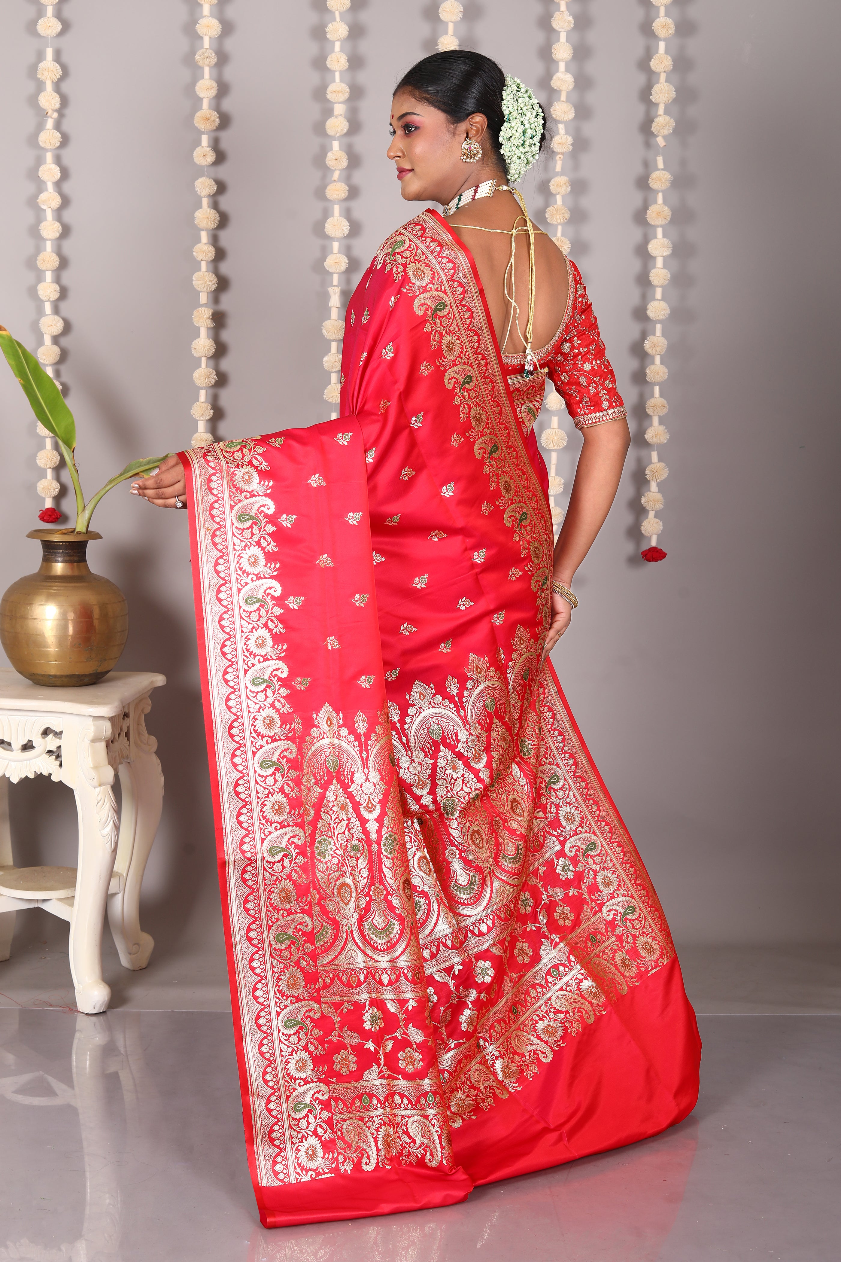 Rani Pure Banarasi Silk Saree - Keya Seth Exclusive
