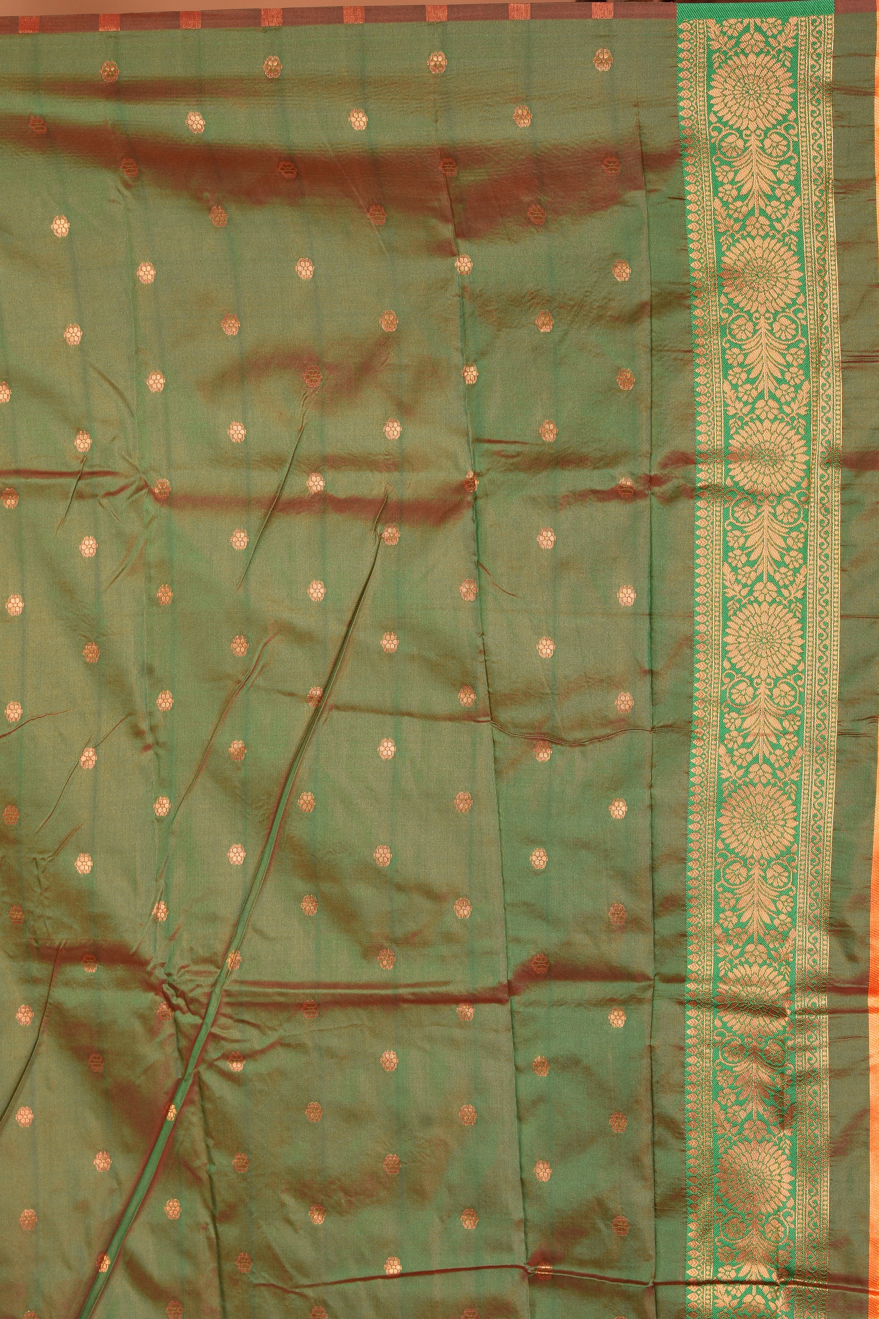 Orange Blended Kanjivaram Silk Saree - Keya Seth Exclusive