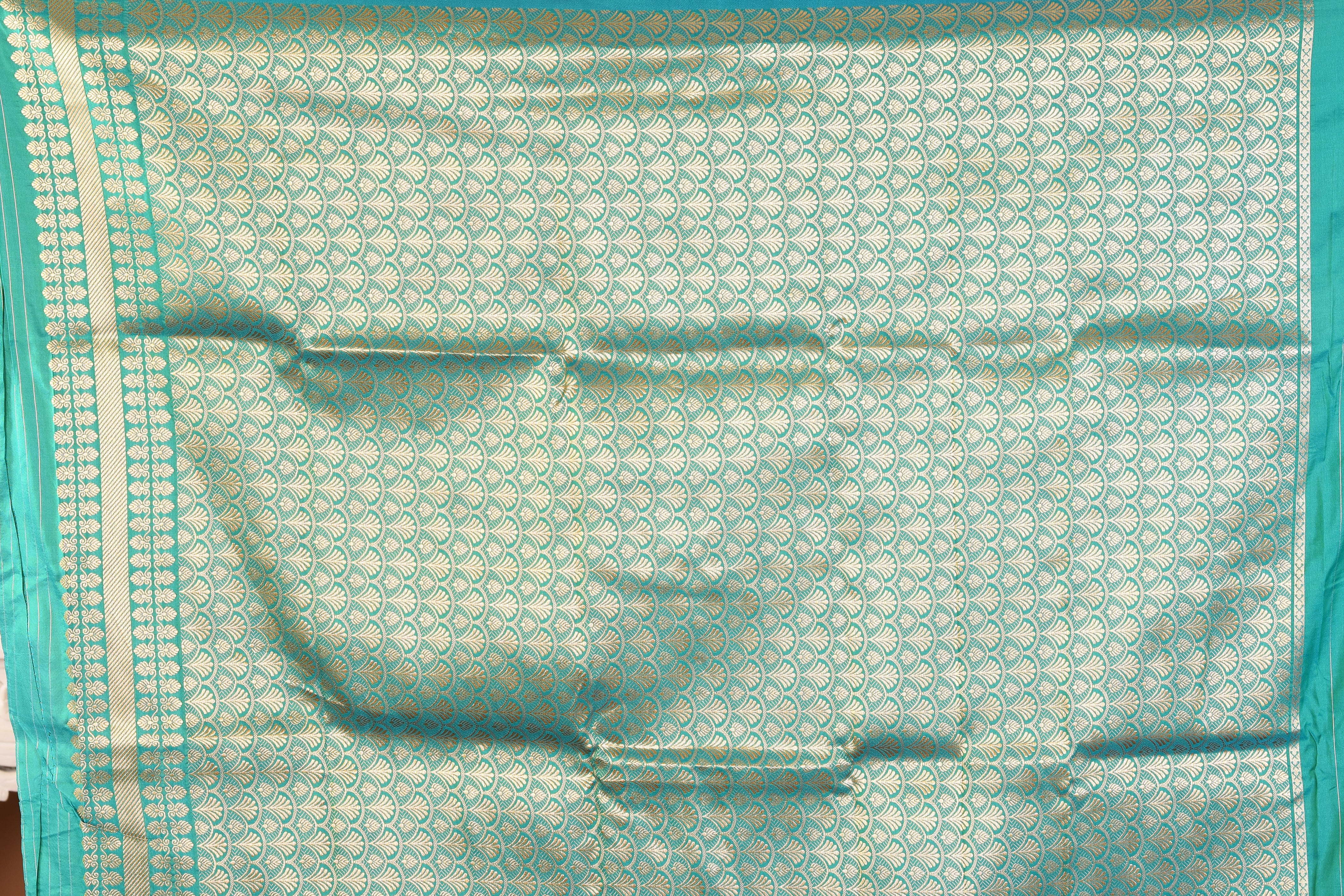 Rama Green Blended Bomkai Silk Saree - Keya Seth Exclusive