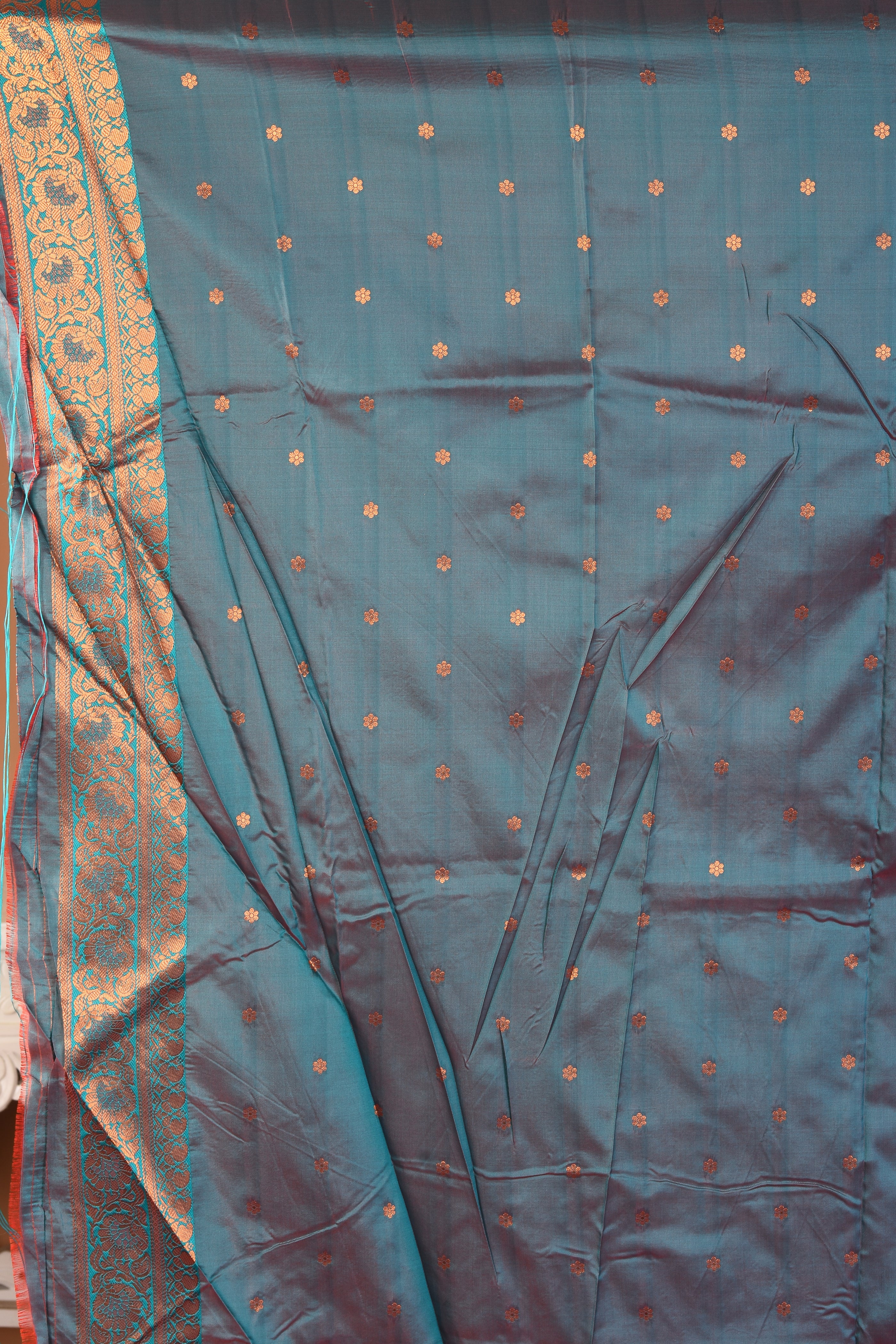Maroon Blended Kanjivaram Silk Saree - Keya Seth Exclusive