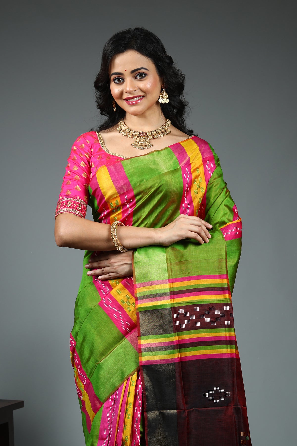 Green Kalashetra Saree