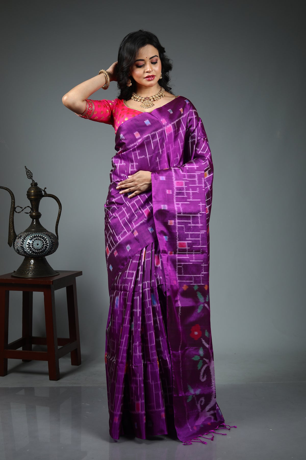 Purple Kotki Saree