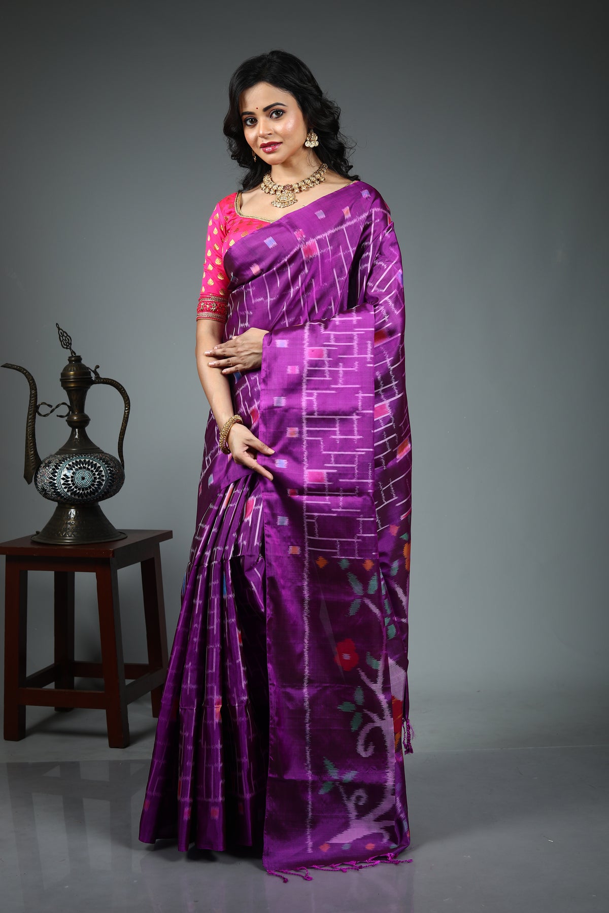 Purple Kotki Saree
