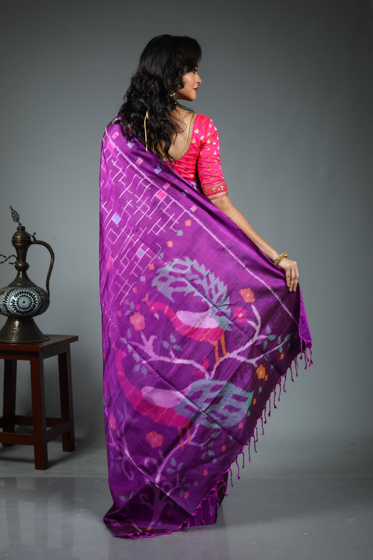 Purple Kotki Saree