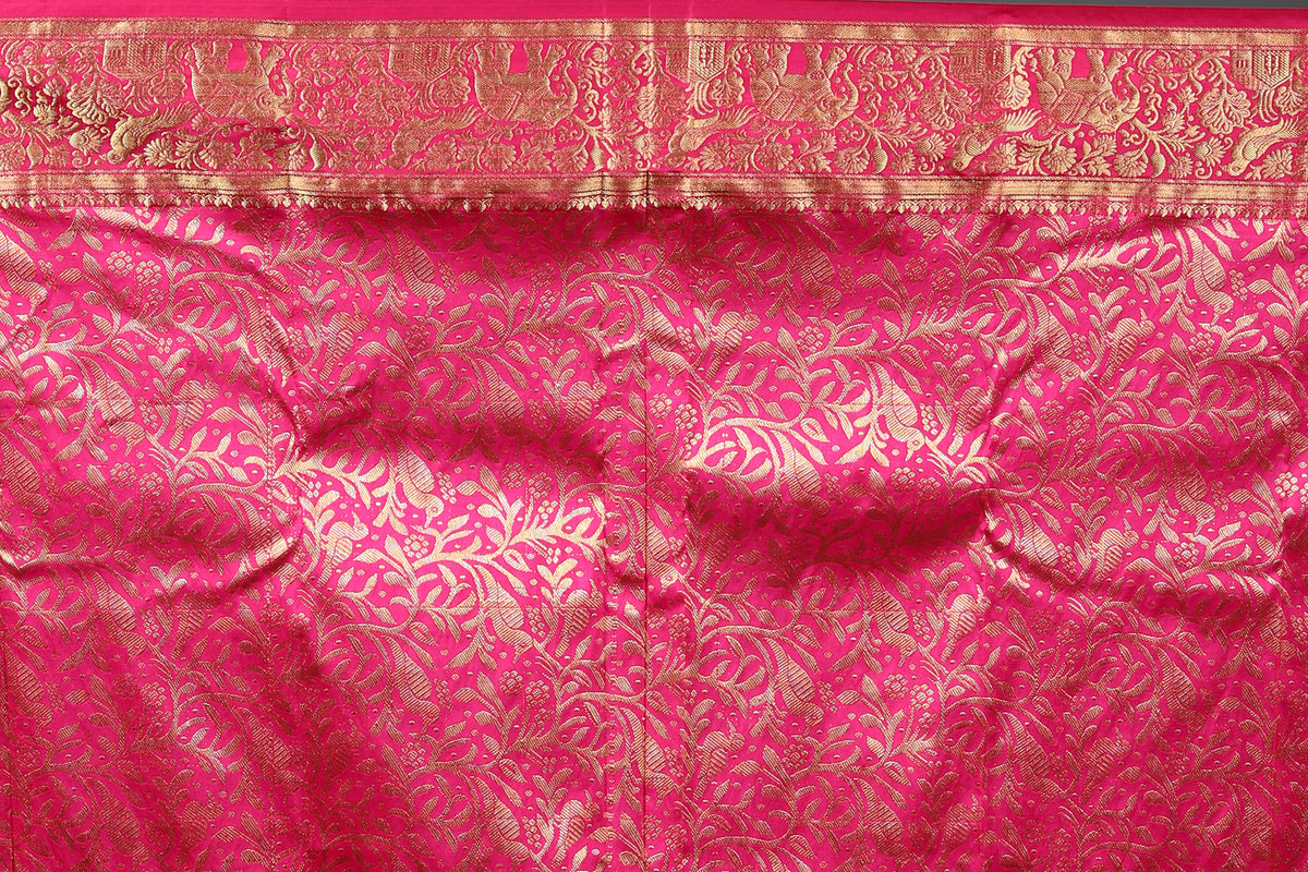 Blue Pure Kanjivaram Silk Saree