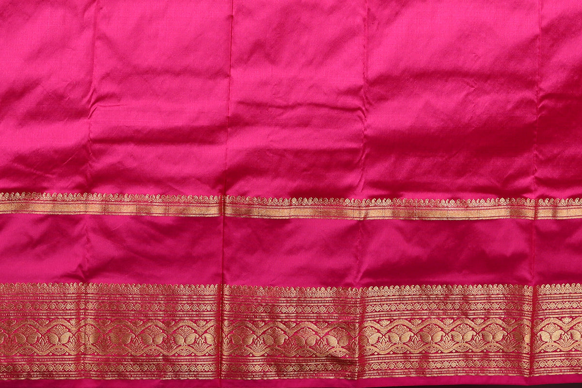 Purple Pure Kanjivaram Silk Saree