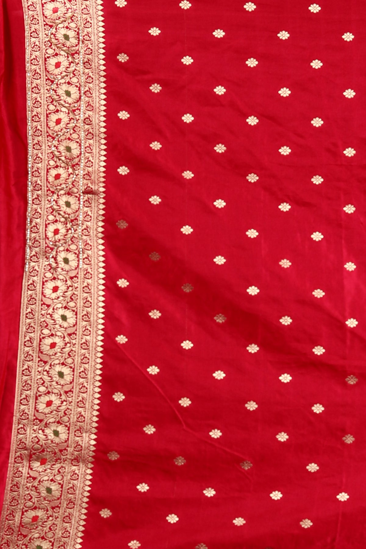 Sea Green Blended Dola Silk Saree