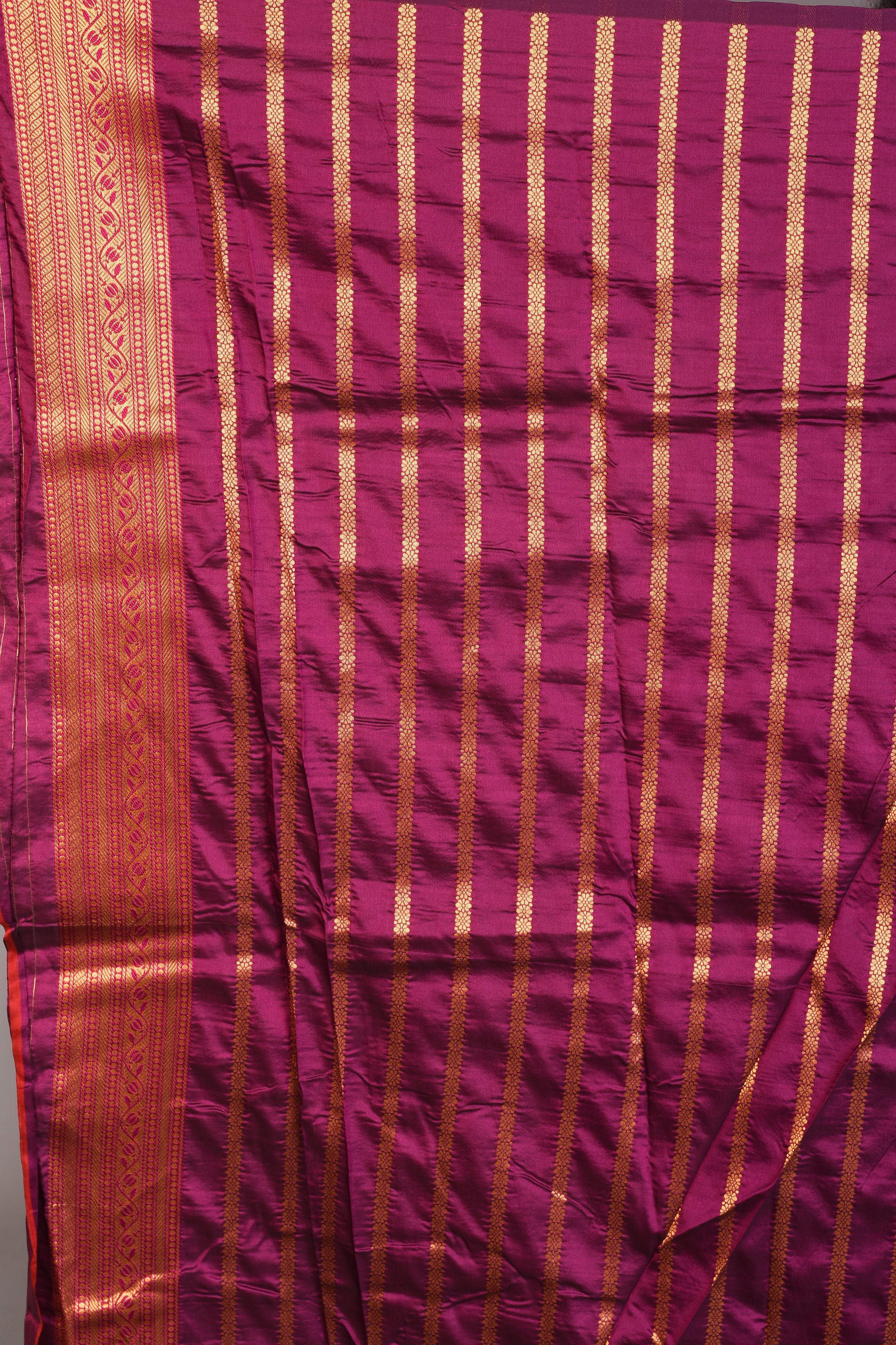 Deep Green Blended Katan Silk Saree - Keya Seth Exclusive
