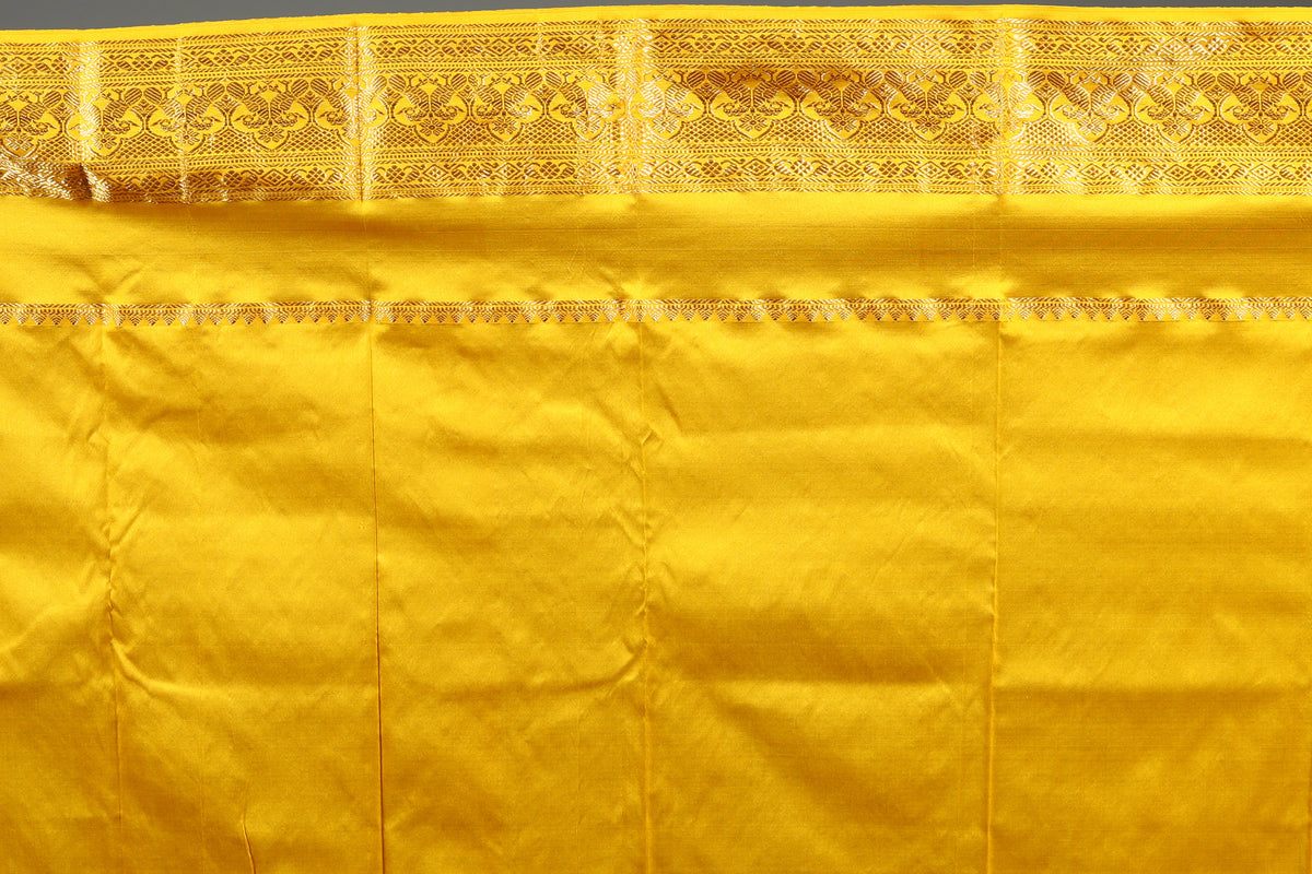Grey Pure Kanjivaram Silk Saree