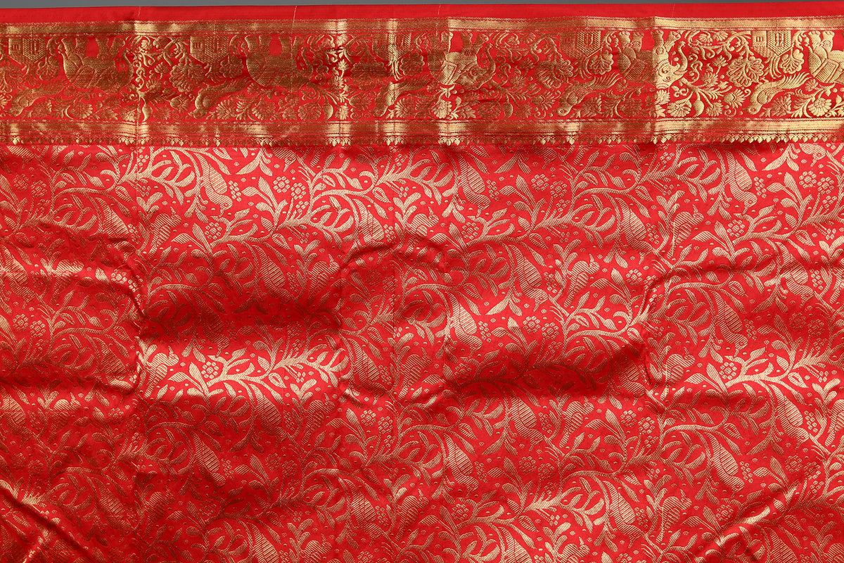 Yellow Pure Kanjivaram Saree