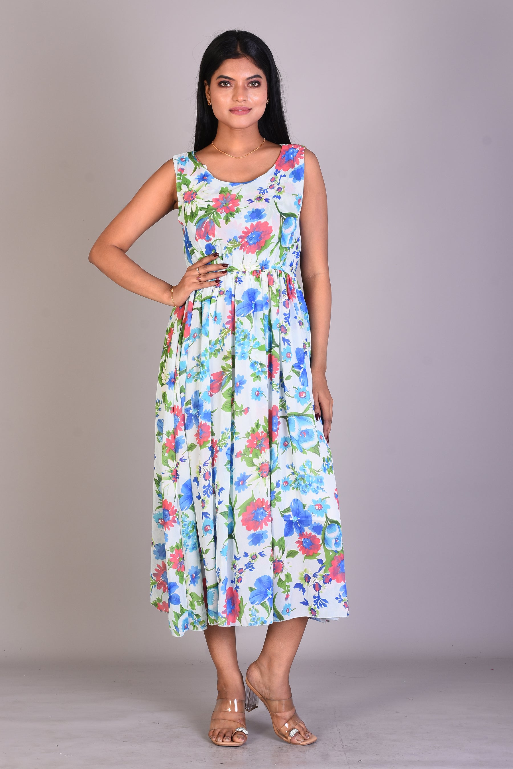 Beautiful White One-piece Dress - Keya Seth Exclusive