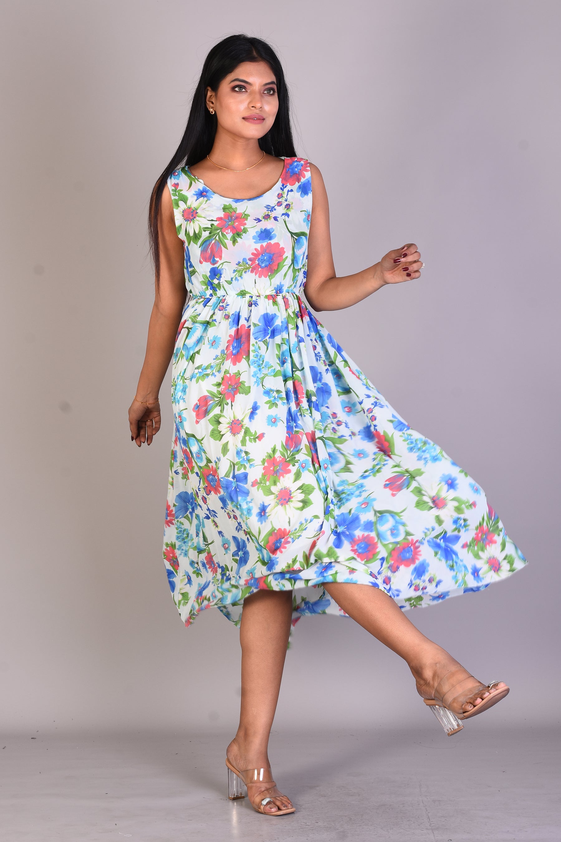 Beautiful White One-piece Dress - Keya Seth Exclusive