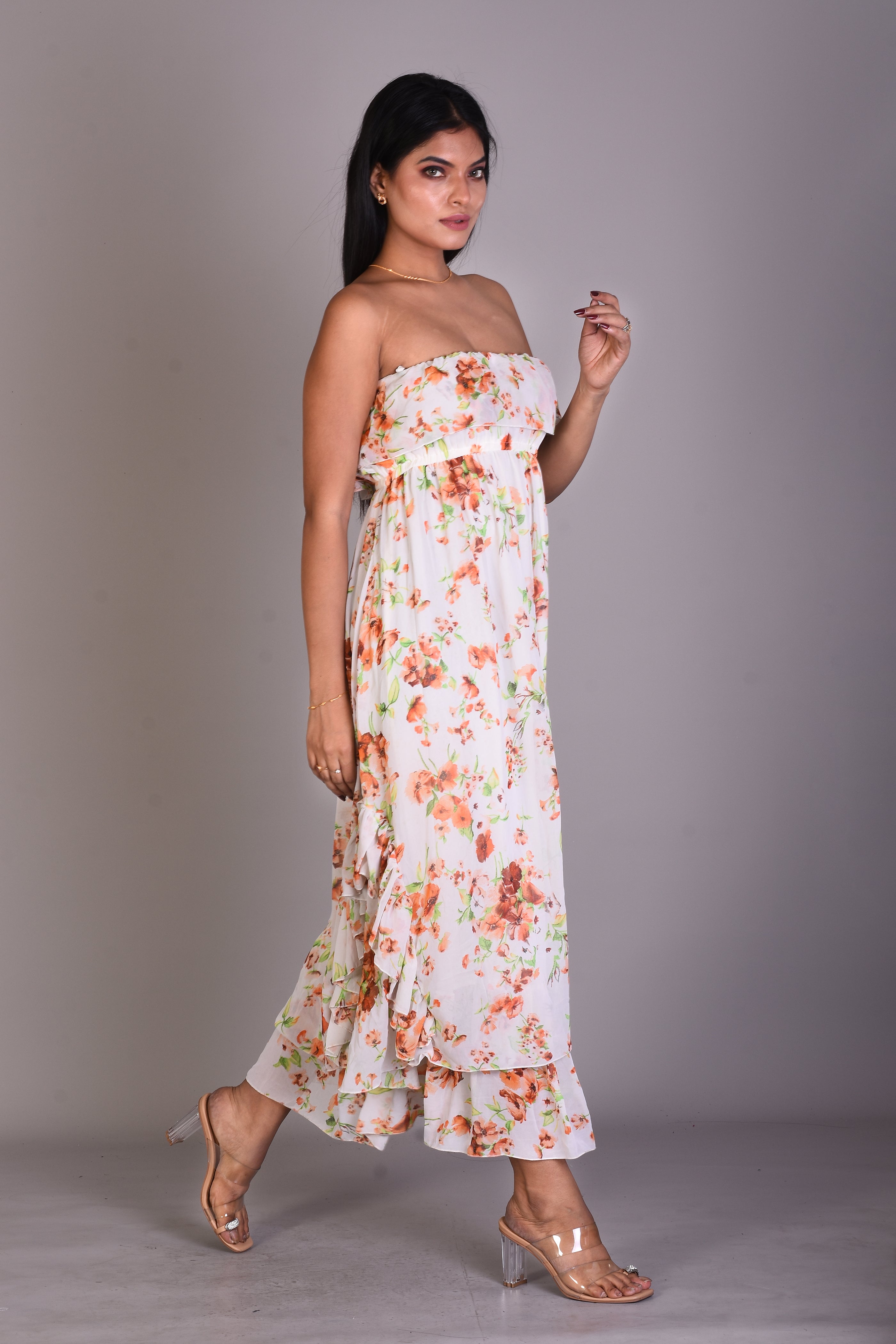 White One-piece Dress - Keya Seth Exclusive