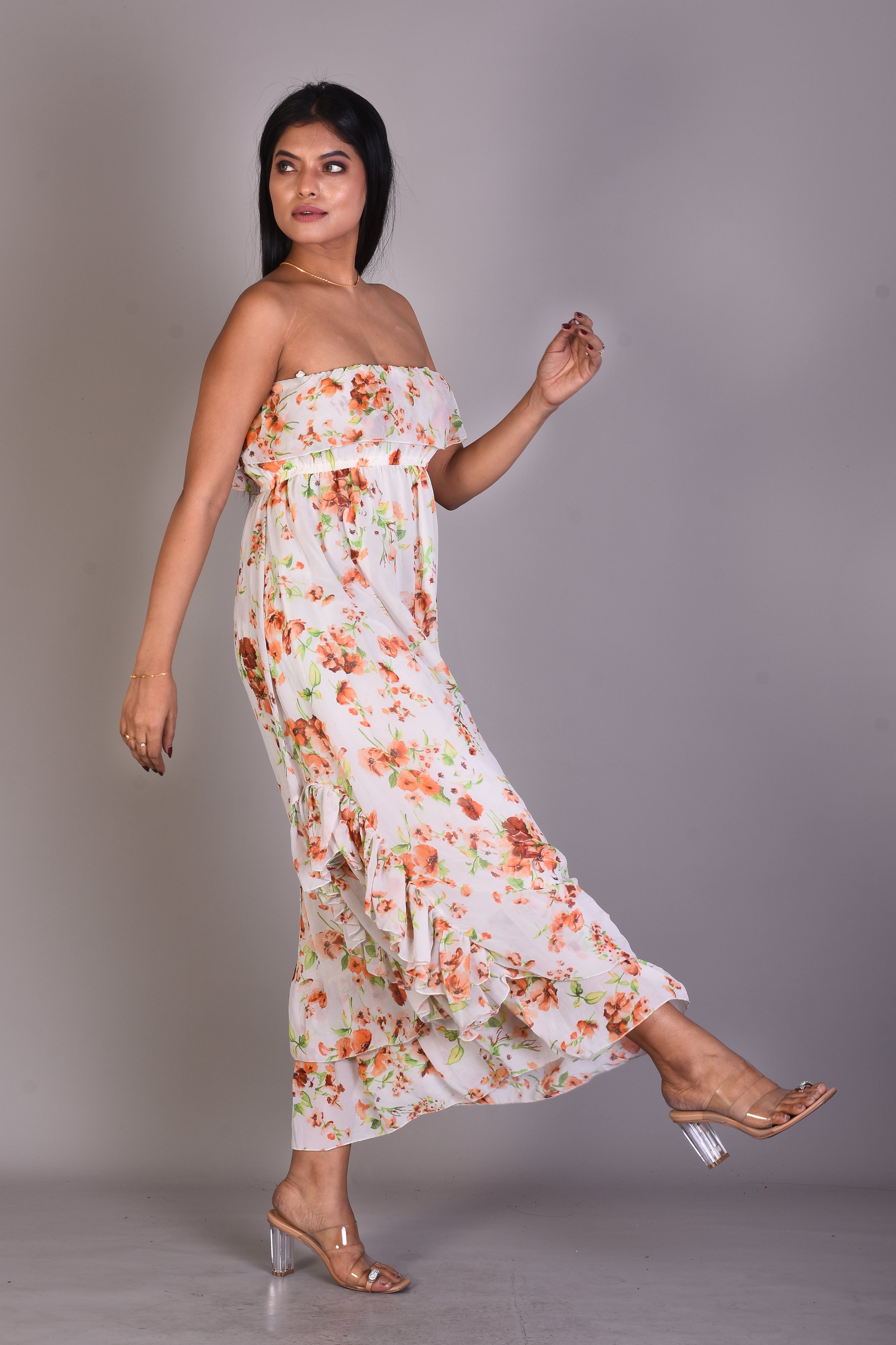 White One-piece Dress - Keya Seth Exclusive