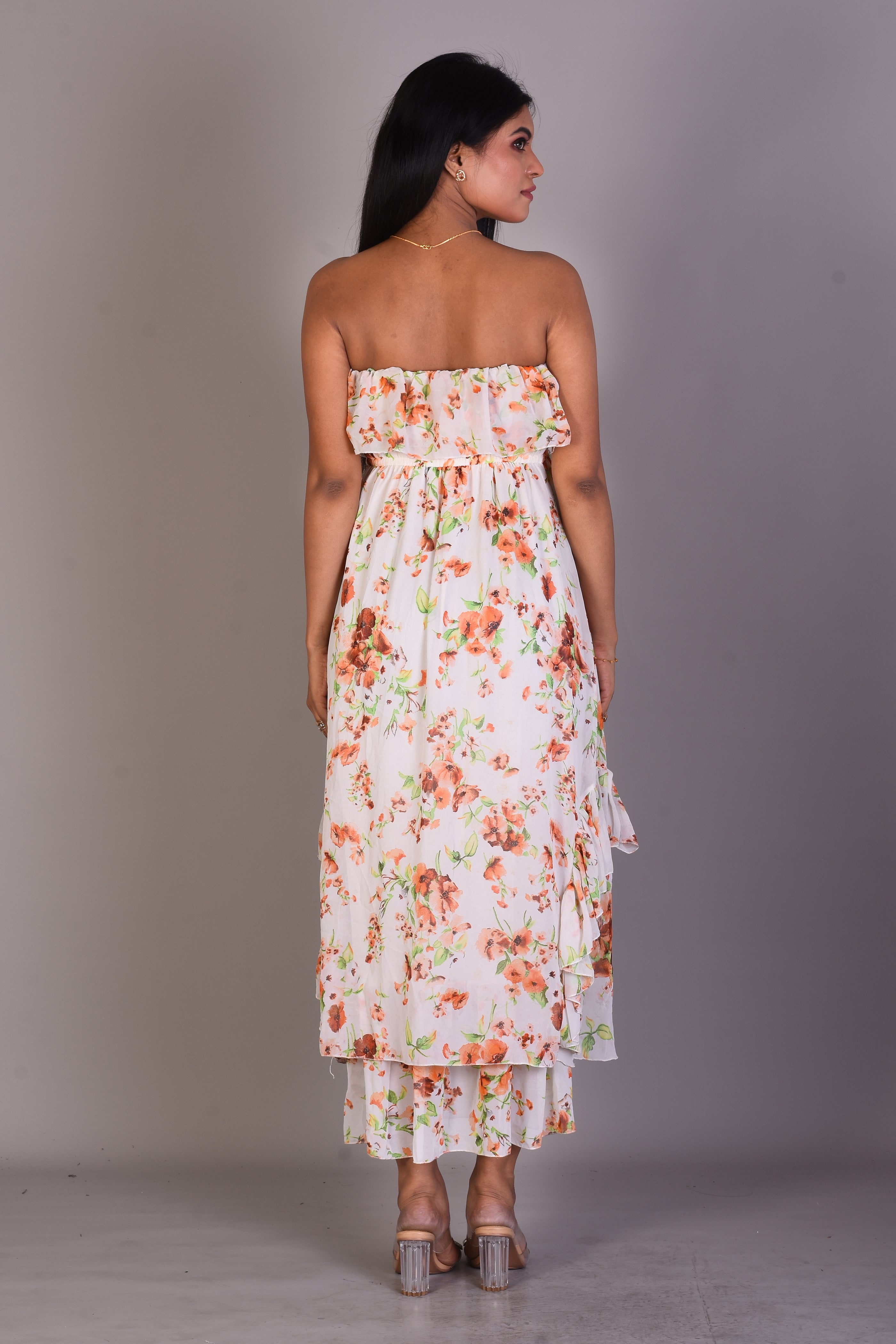White One-piece Dress - Keya Seth Exclusive