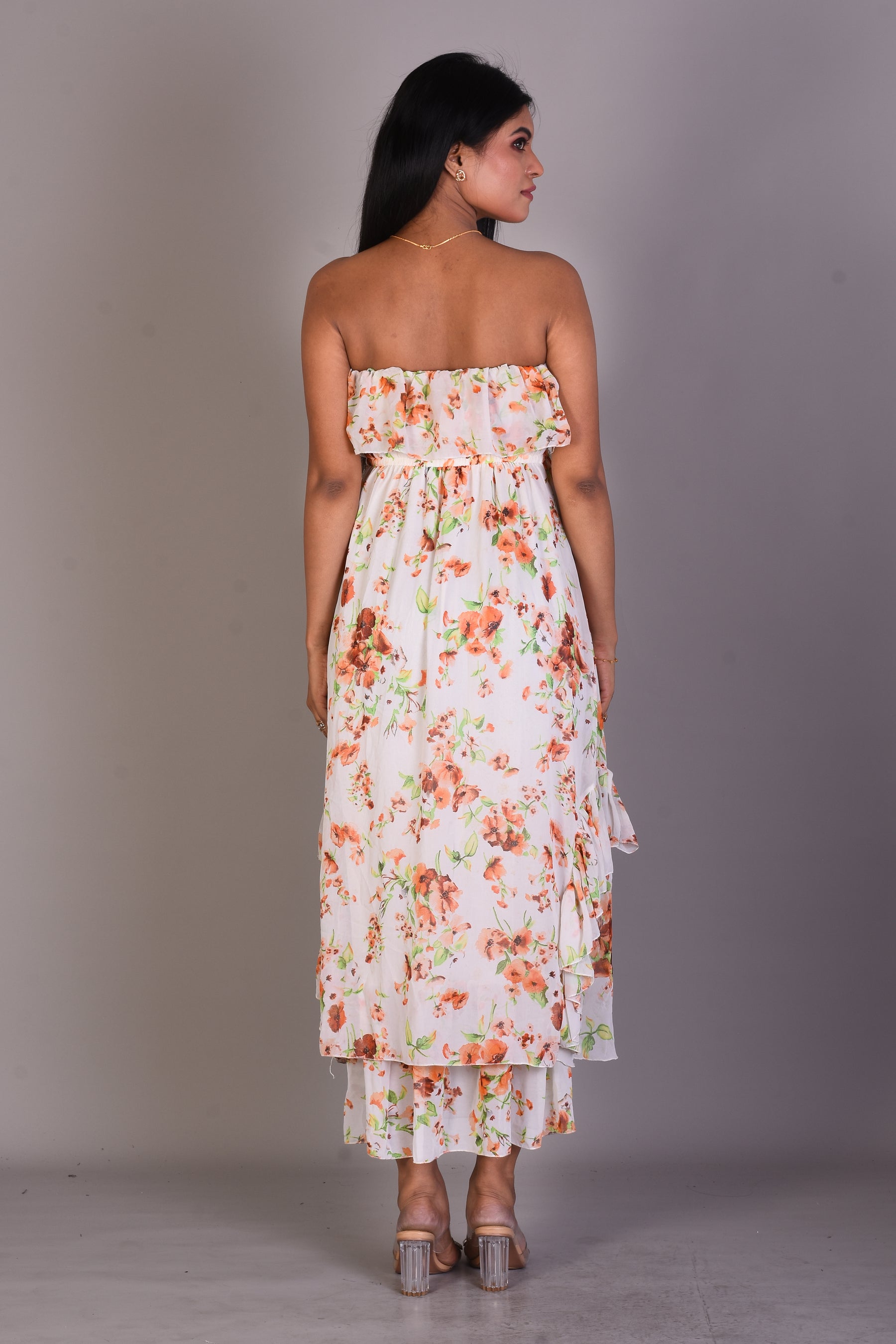 White One-piece Dress - Keya Seth Exclusive
