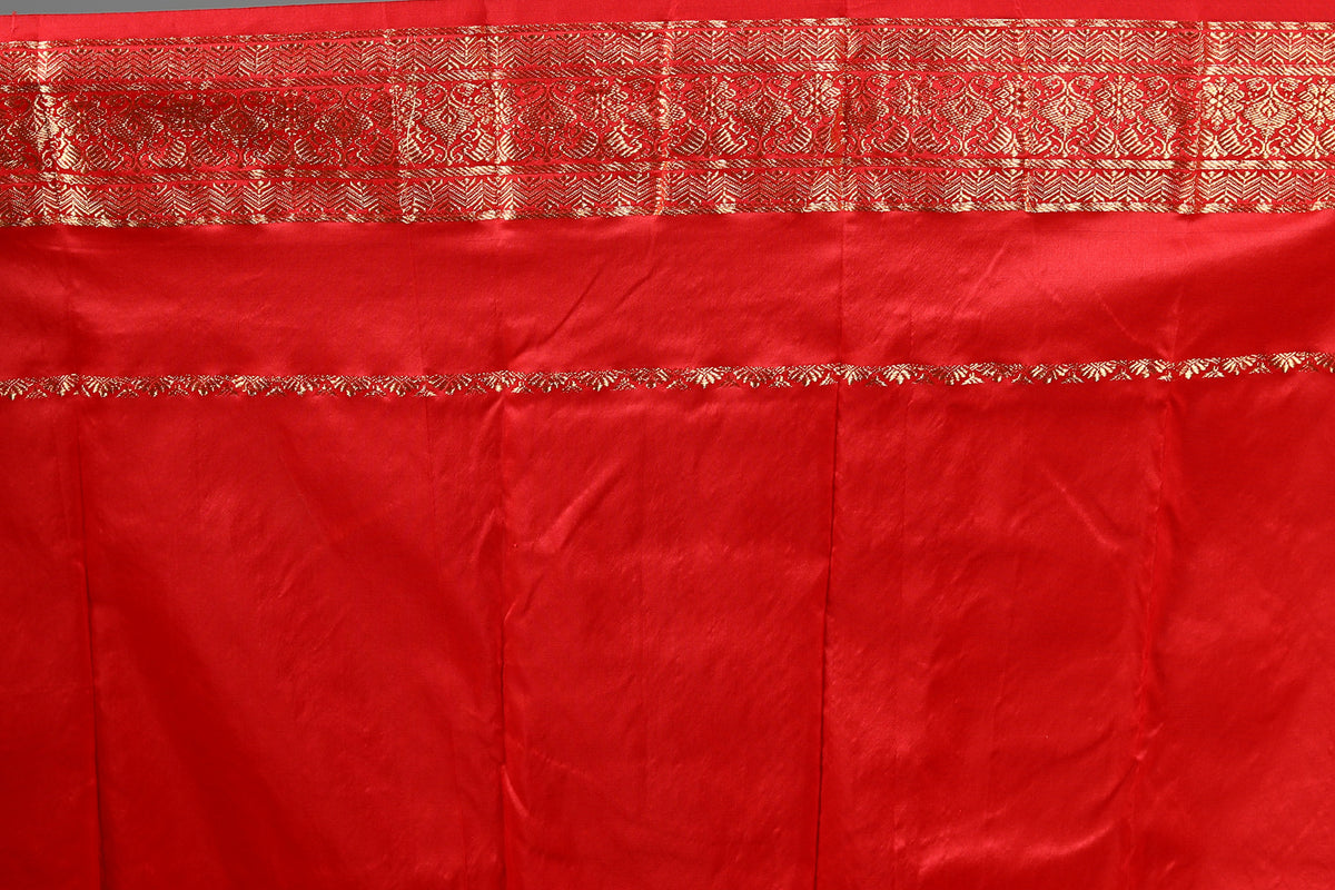 Bottle Green Pure Kanjivaram Silk Saree
